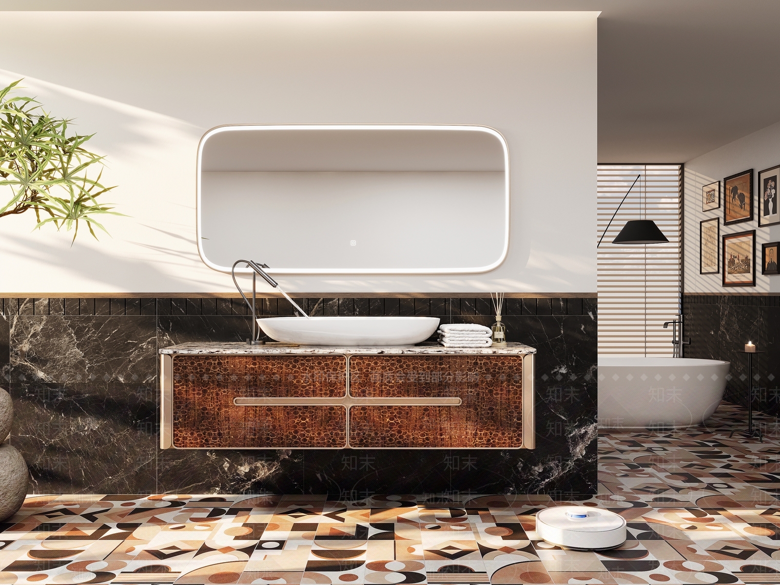 浴室柜3D模型下载【ID:1202634178】