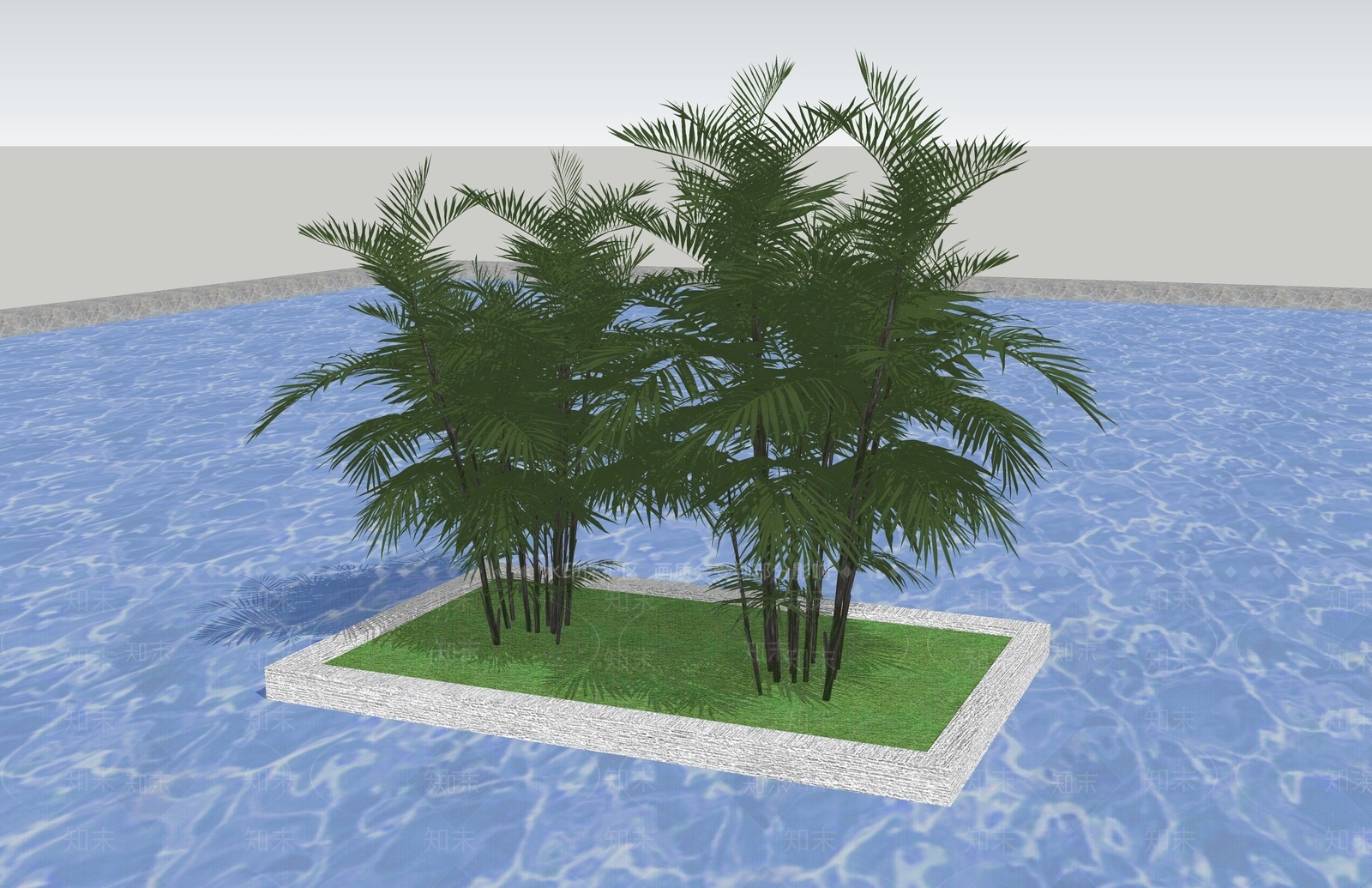 植物组合SU模型下载【ID:1202634470】