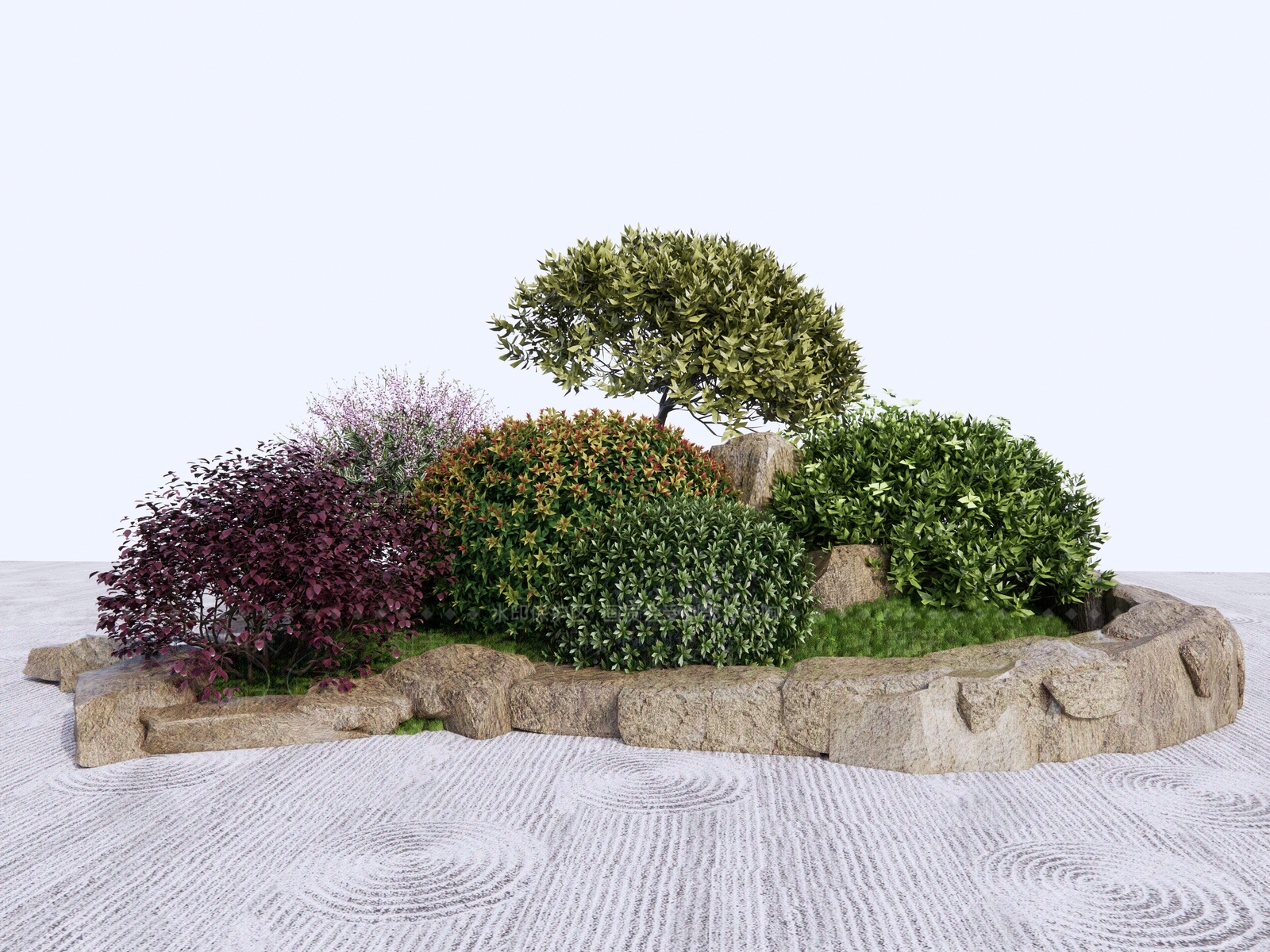 灌木SU模型下载【ID:1202717725】