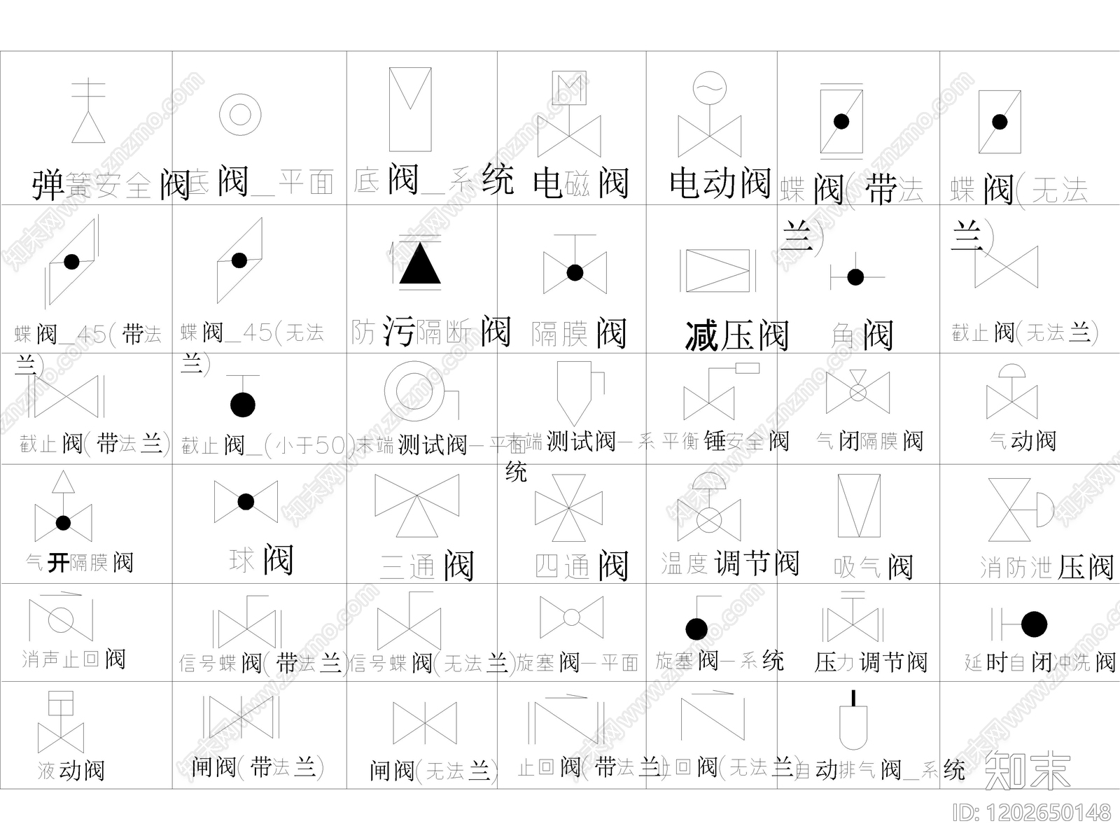 现代五金管件cad施工图下载【ID:1202650148】