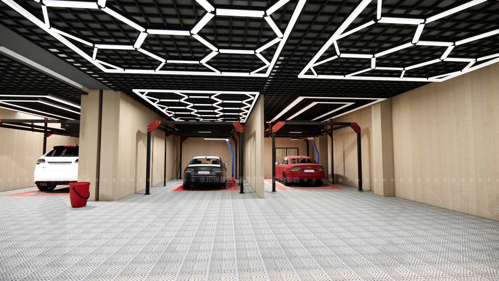 现代简约汽车4S店SU模型下载【ID:1202857674】