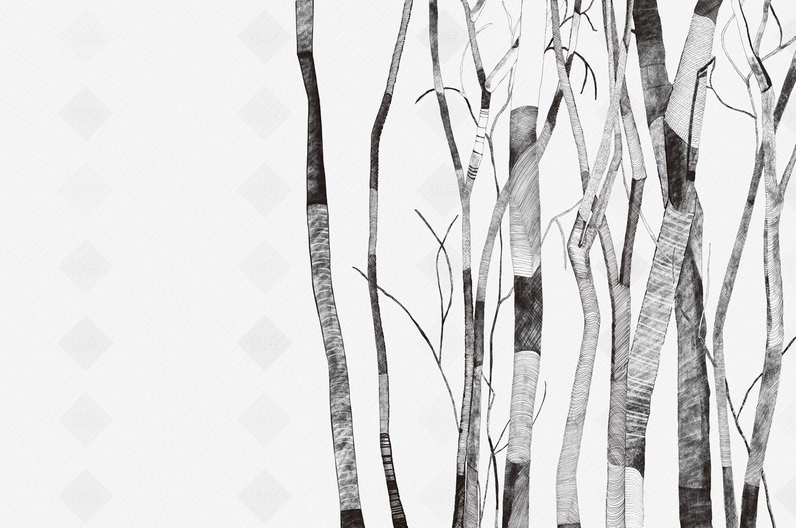 现代植物壁纸贴图下载【ID:1202652187】