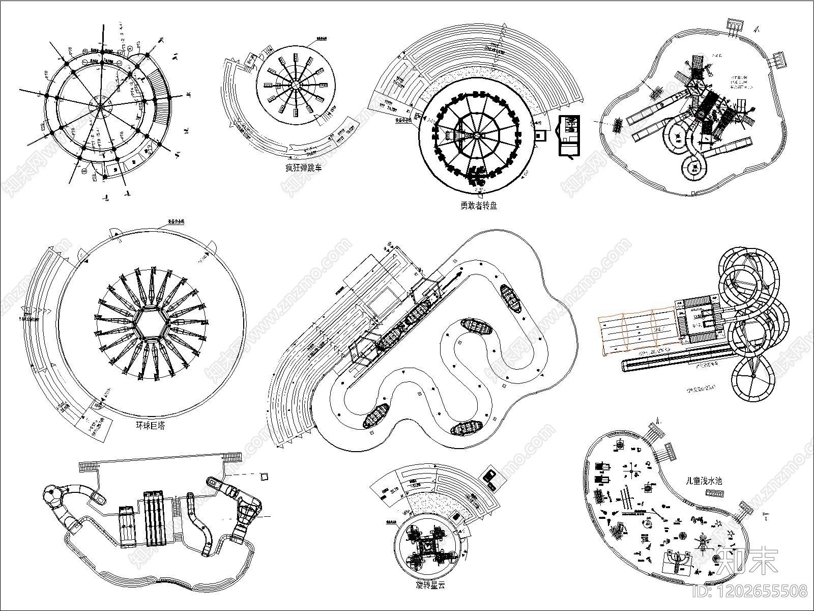 现代娱乐器材施工图下载【ID:1202655508】