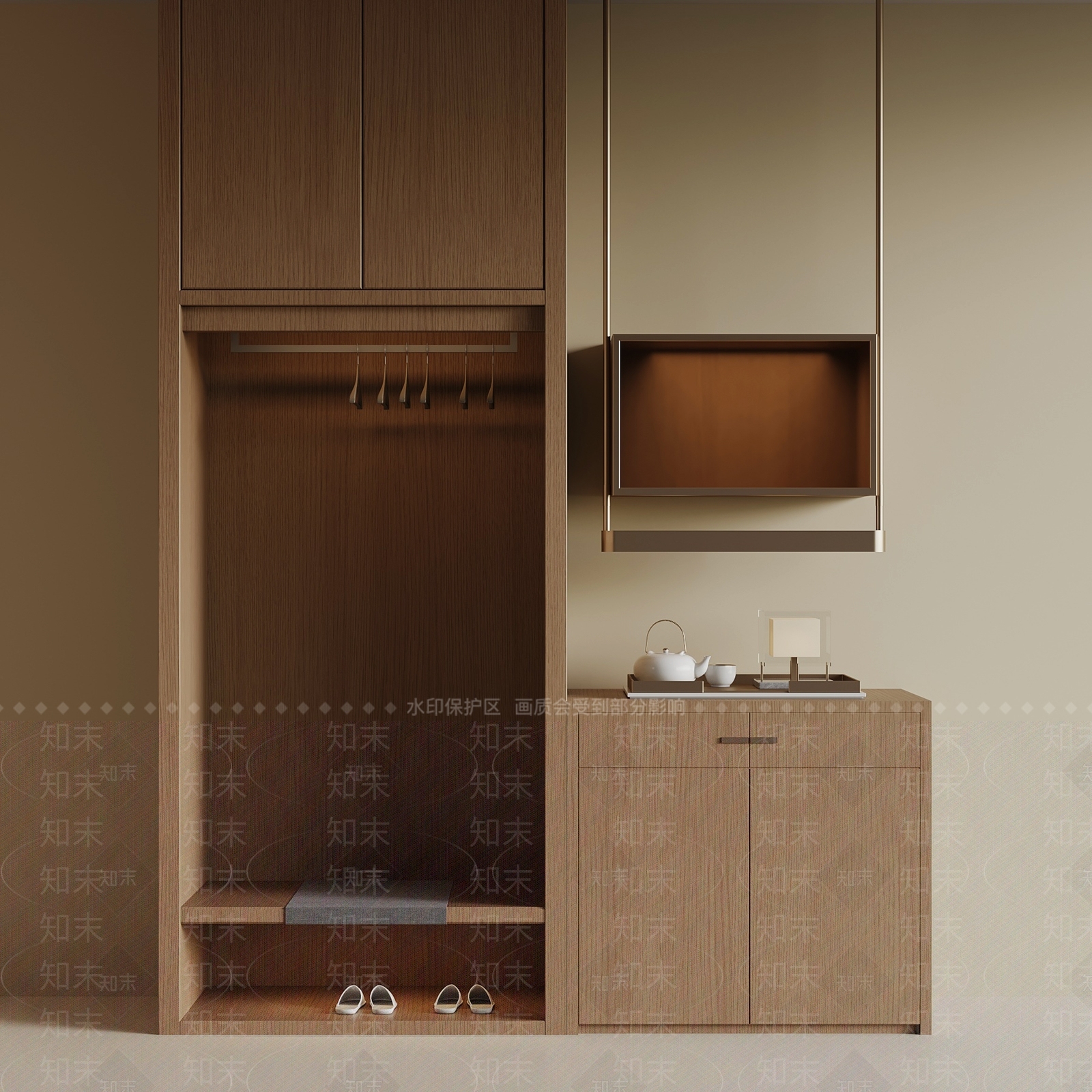 中古衣柜3D模型下载【ID:1202656810】