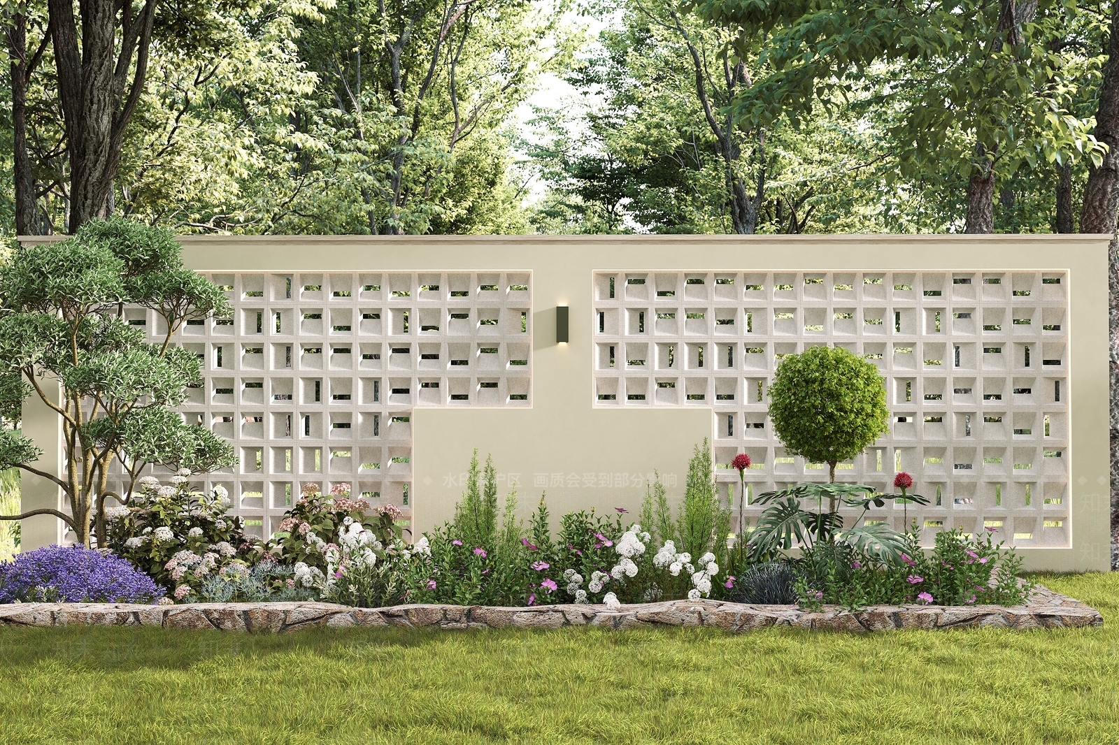 现代其他围挡围栏3D模型下载【ID:1202666771】