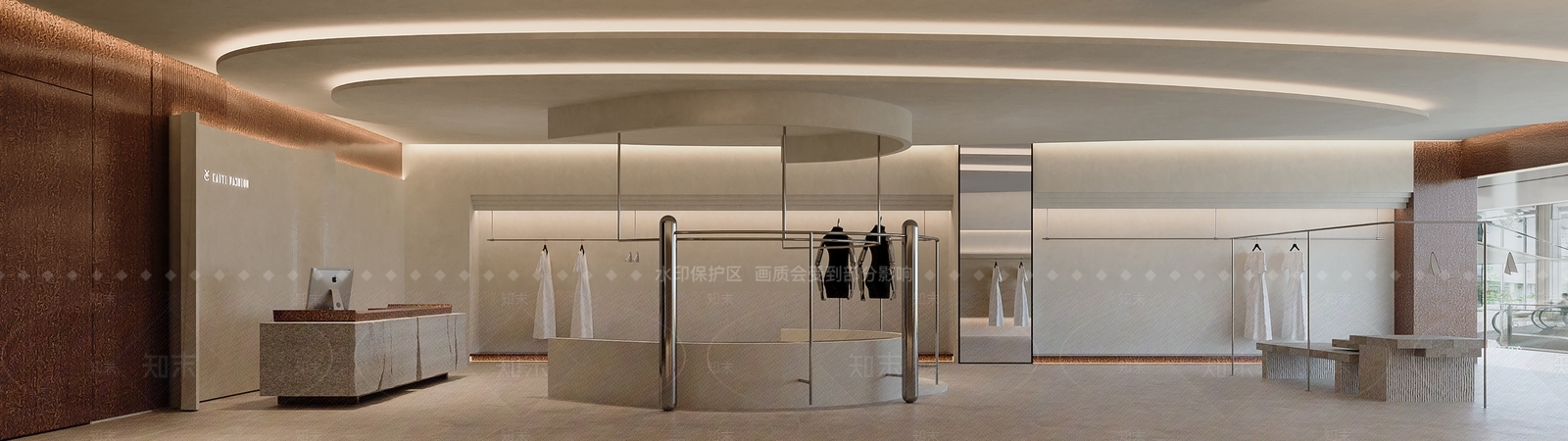 现代中古服装店3D模型下载【ID:1202703645】