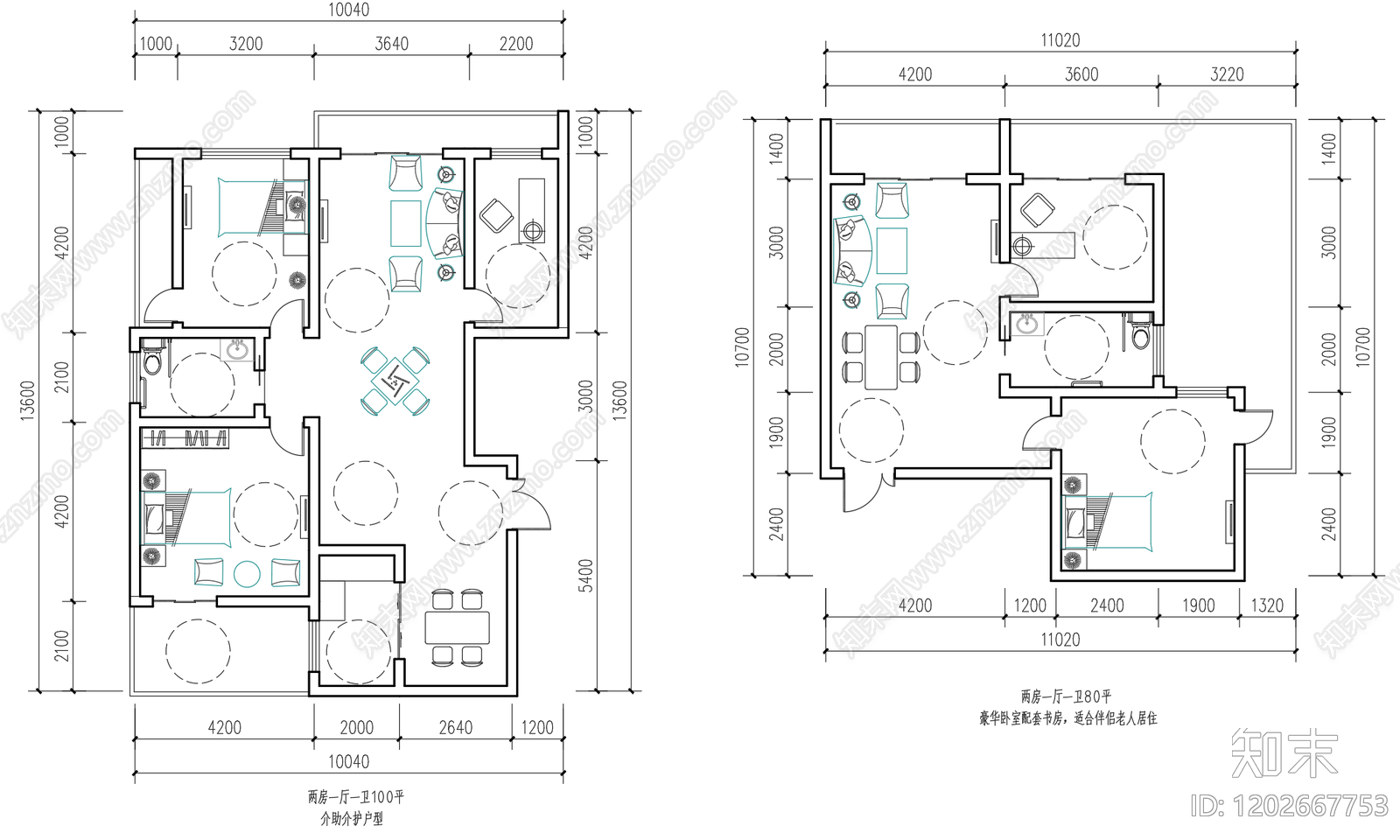 老年住宅施工图下载【ID:1202667753】