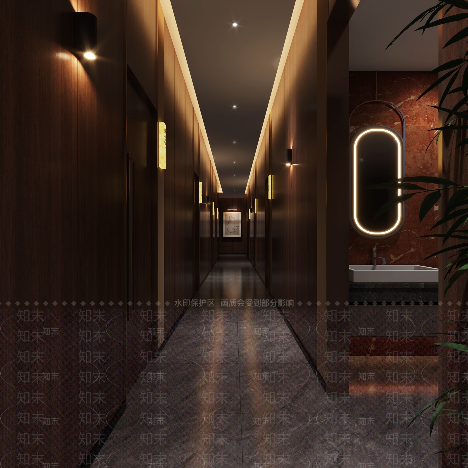 新中式足浴店3D模型下载【ID:1202667879】