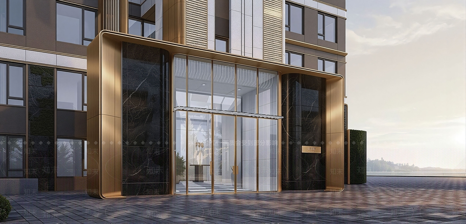 现代小区建筑SU模型下载【ID:1202669211】