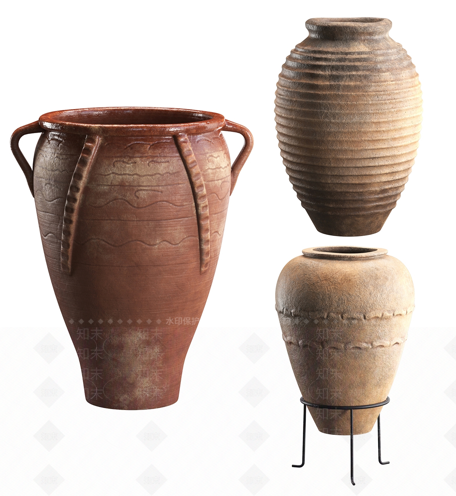 侘寂禅意花瓶SU模型下载【ID:1202672246】