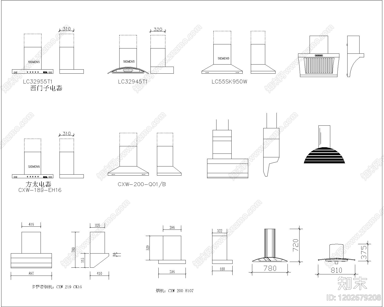 现代欧式电器施工图下载【ID:1202679208】