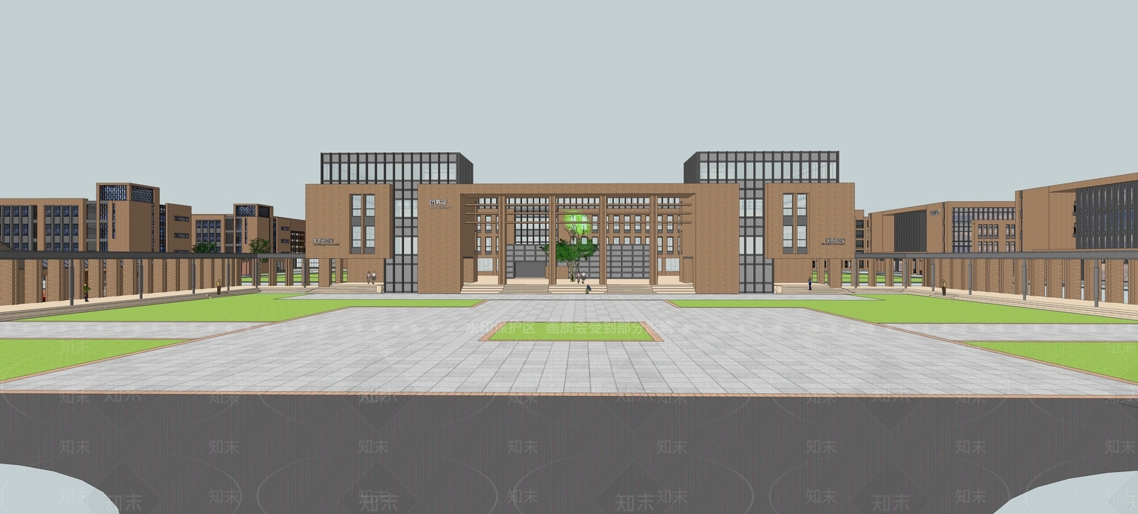现代高中SU模型下载【ID:1202866938】