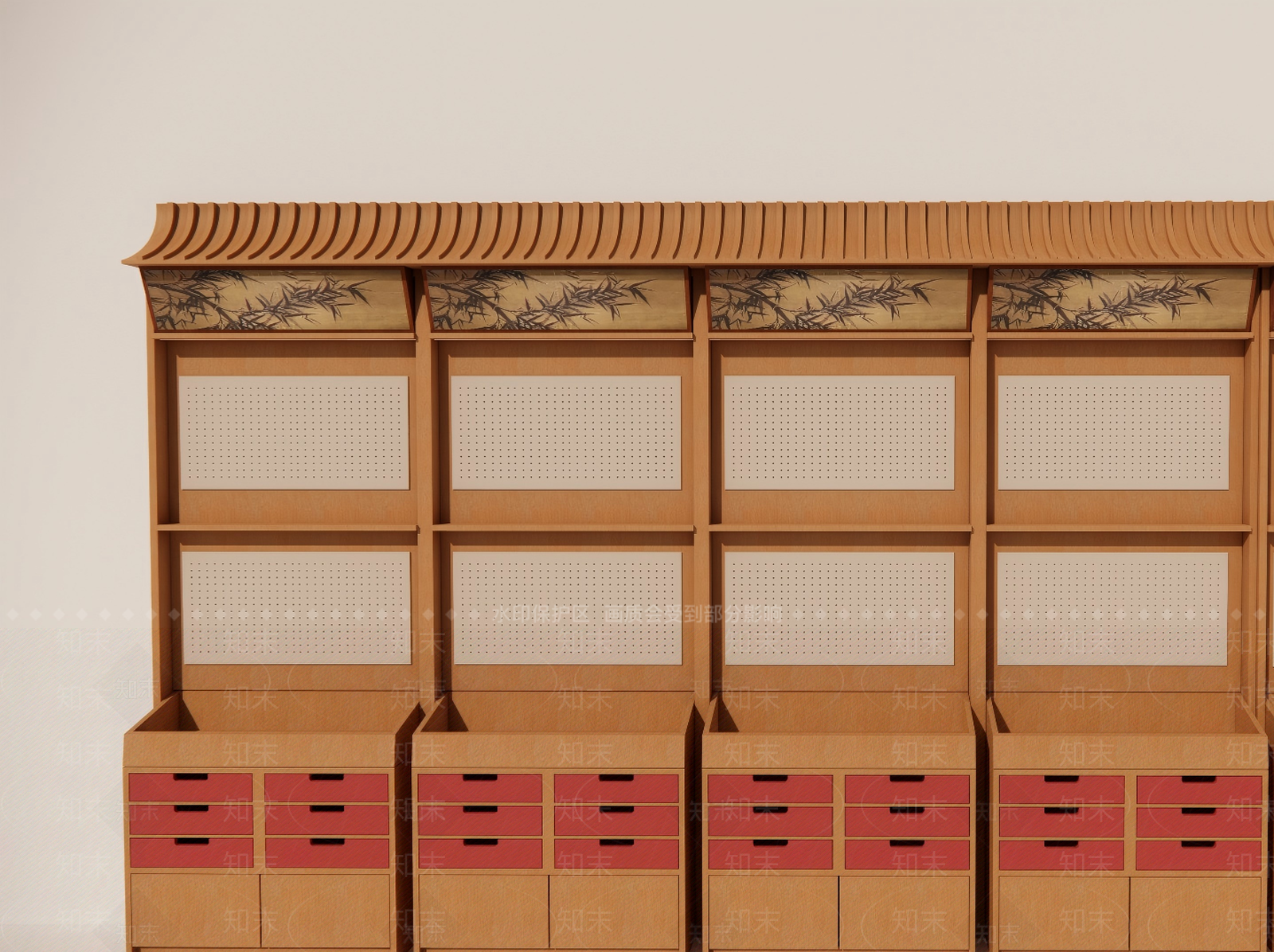 中古原木其他柜子SU模型下载【ID:1202702056】
