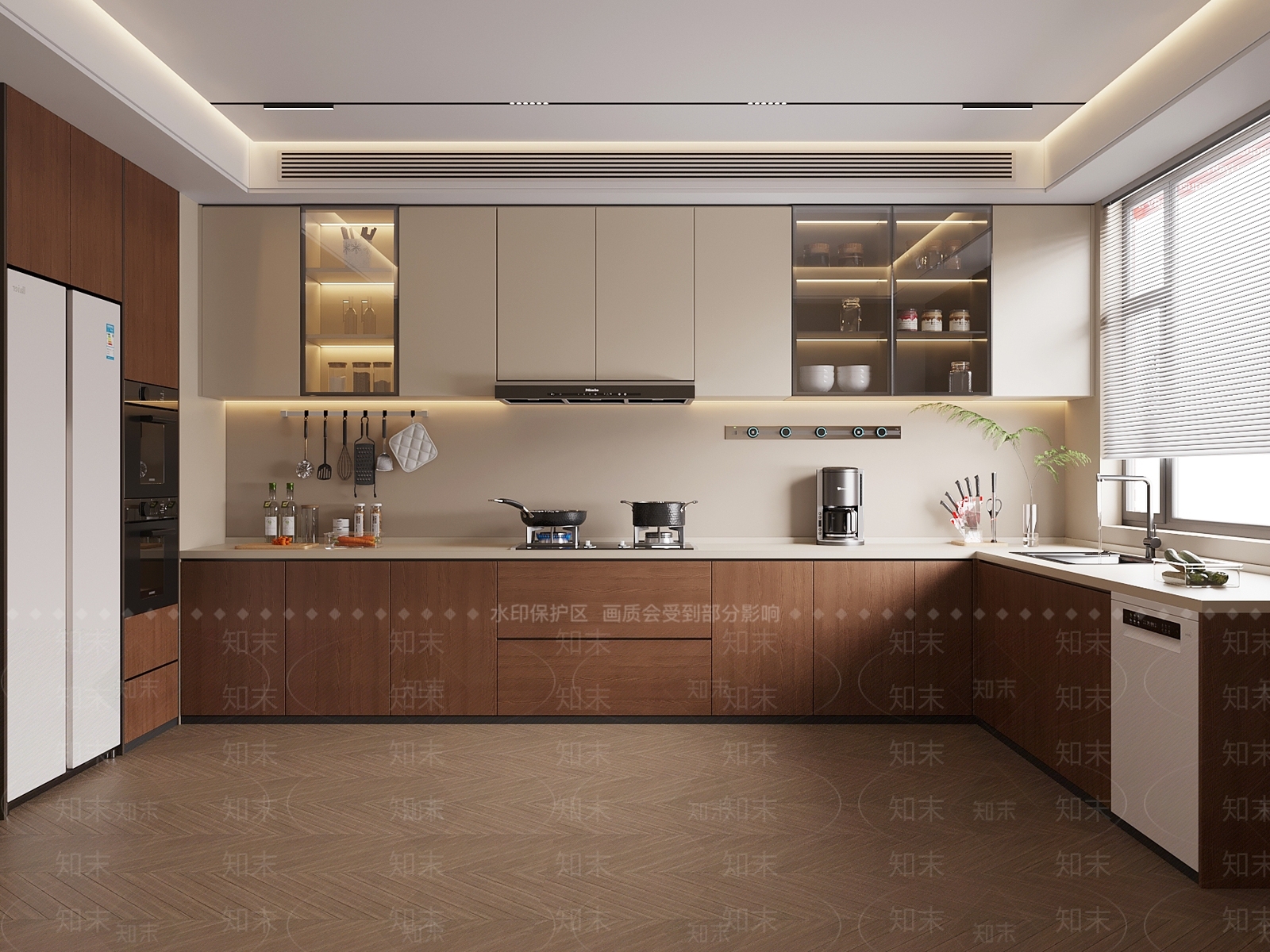 中古封闭式厨房3D模型下载【ID:1202705266】