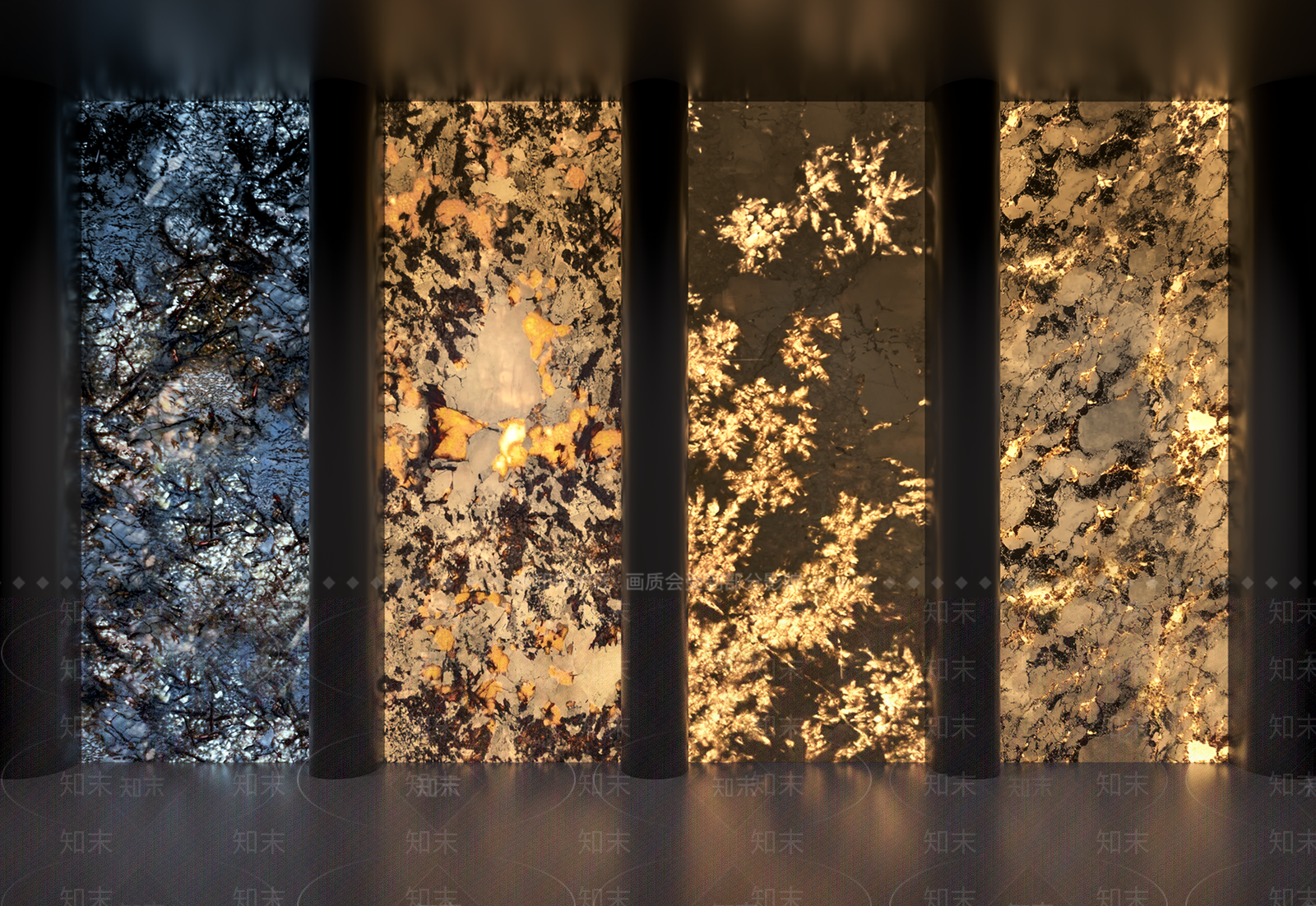 现代背景墙SU模型下载【ID:1202715396】