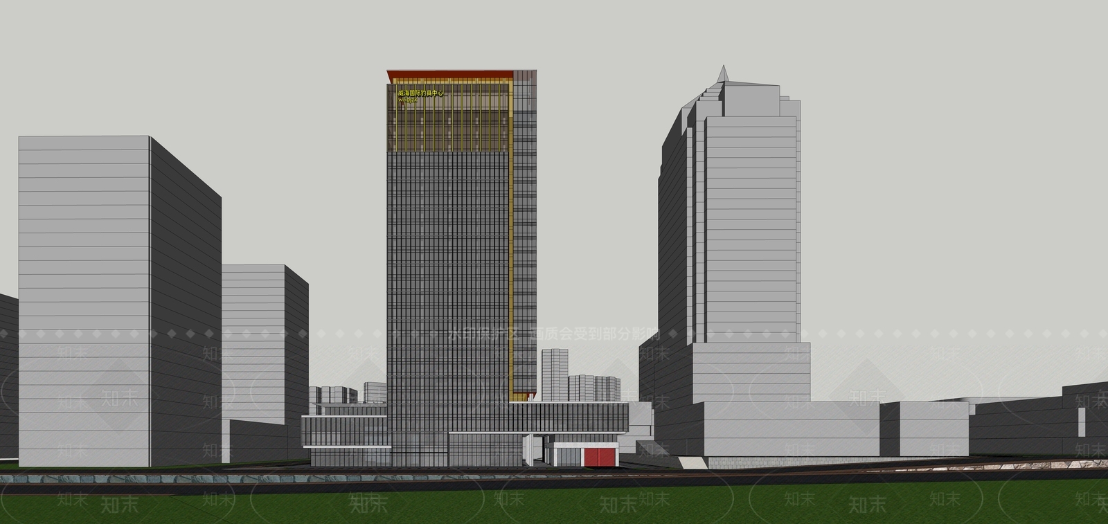 现代其他公共建筑SU模型下载【ID:1202722414】