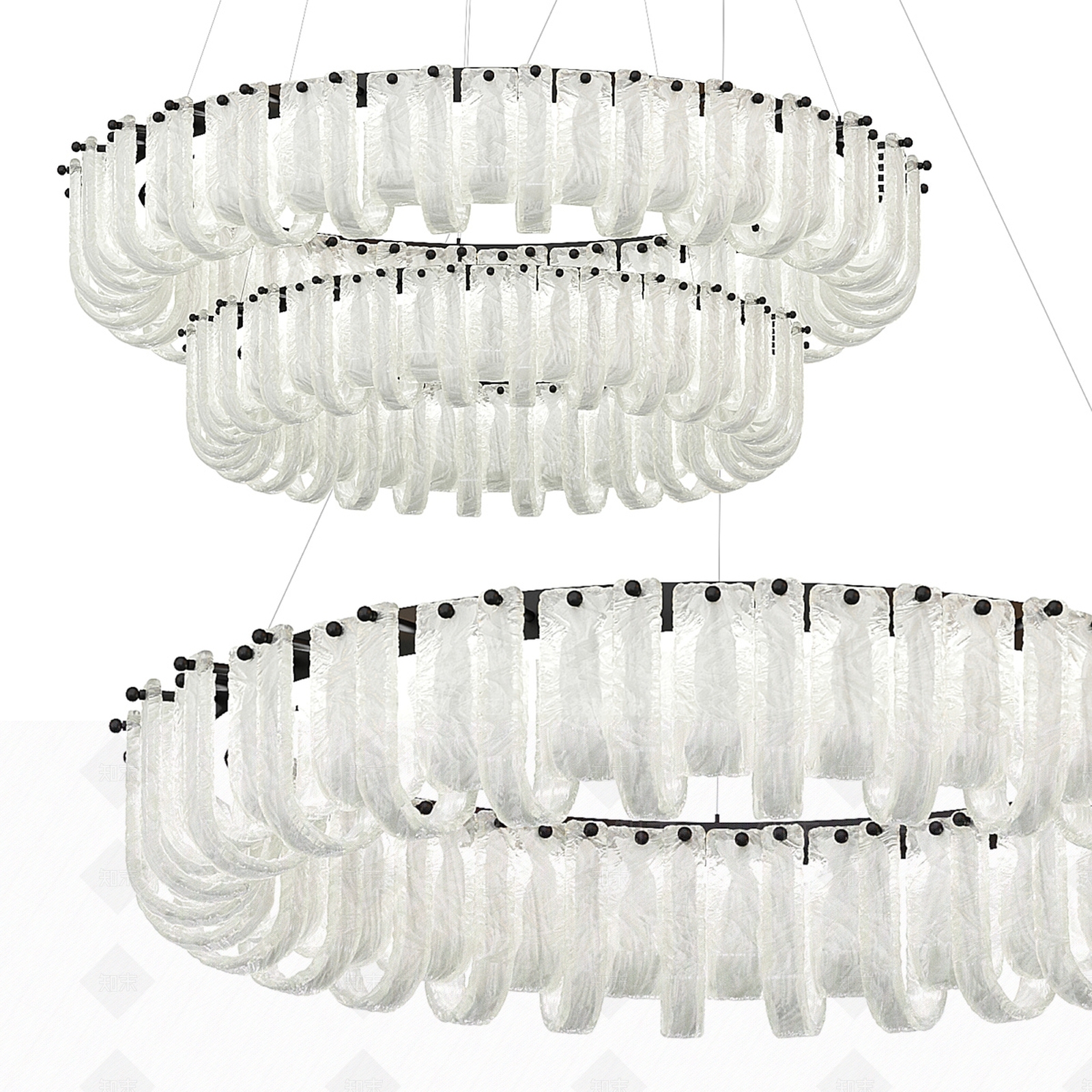 现代意式吊灯3D模型下载【ID:1202726316】