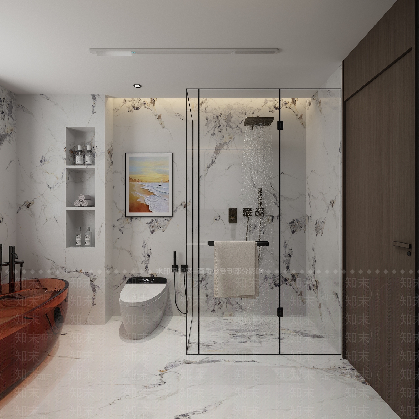 现代意式卫生间3D模型下载【ID:1202729365】