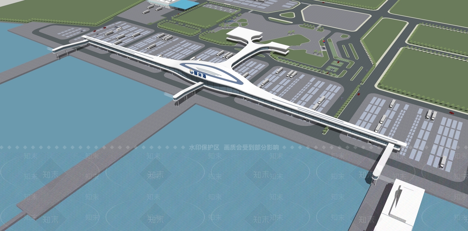 现代机场SU模型下载【ID:1202736597】