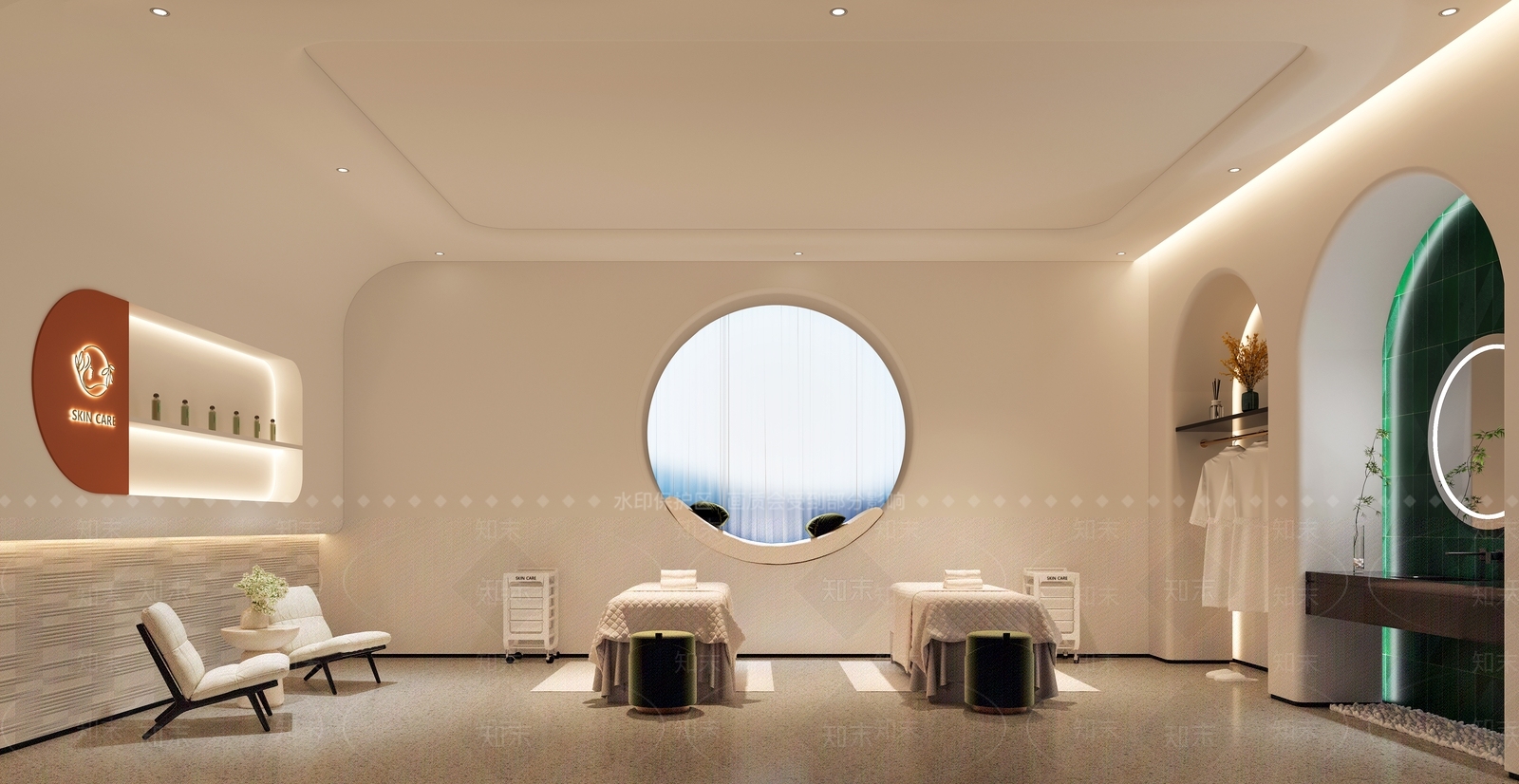 现代美容院3D模型下载【ID:1202743048】