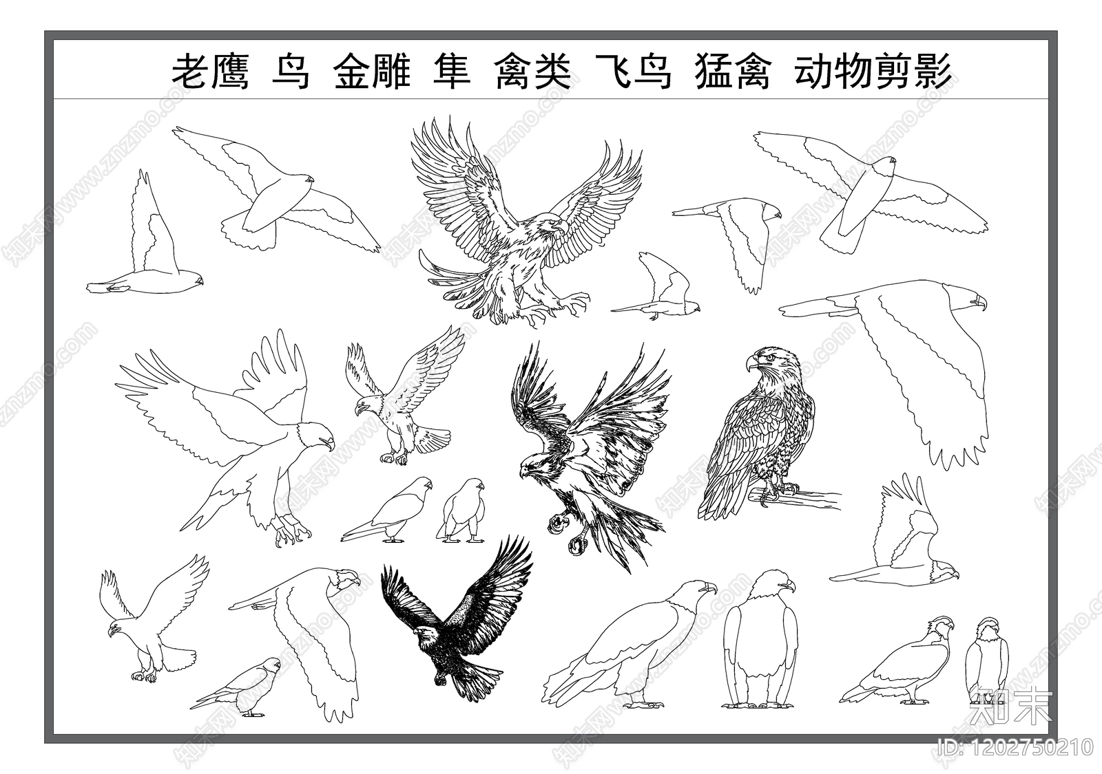 现代动物施工图下载【ID:1202750210】