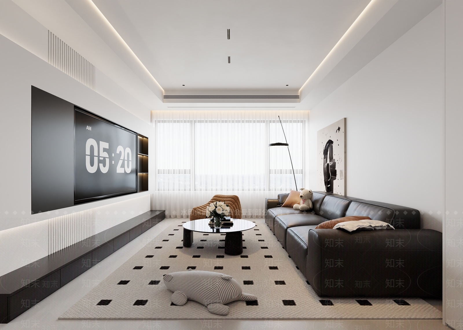 现代家居餐厅3D模型下载【ID:1221486062】