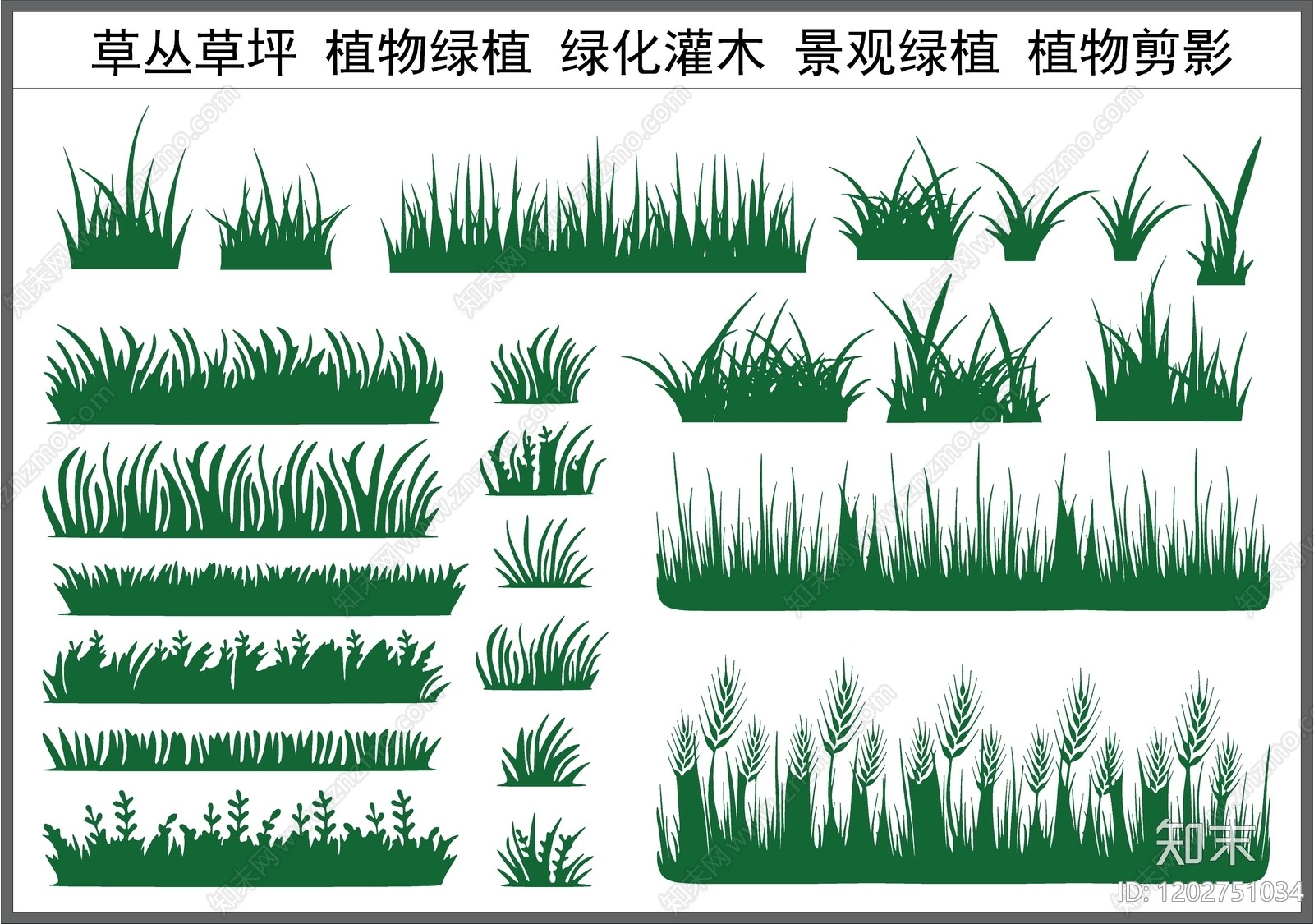 现代草坪种植施工图下载【ID:1202751034】