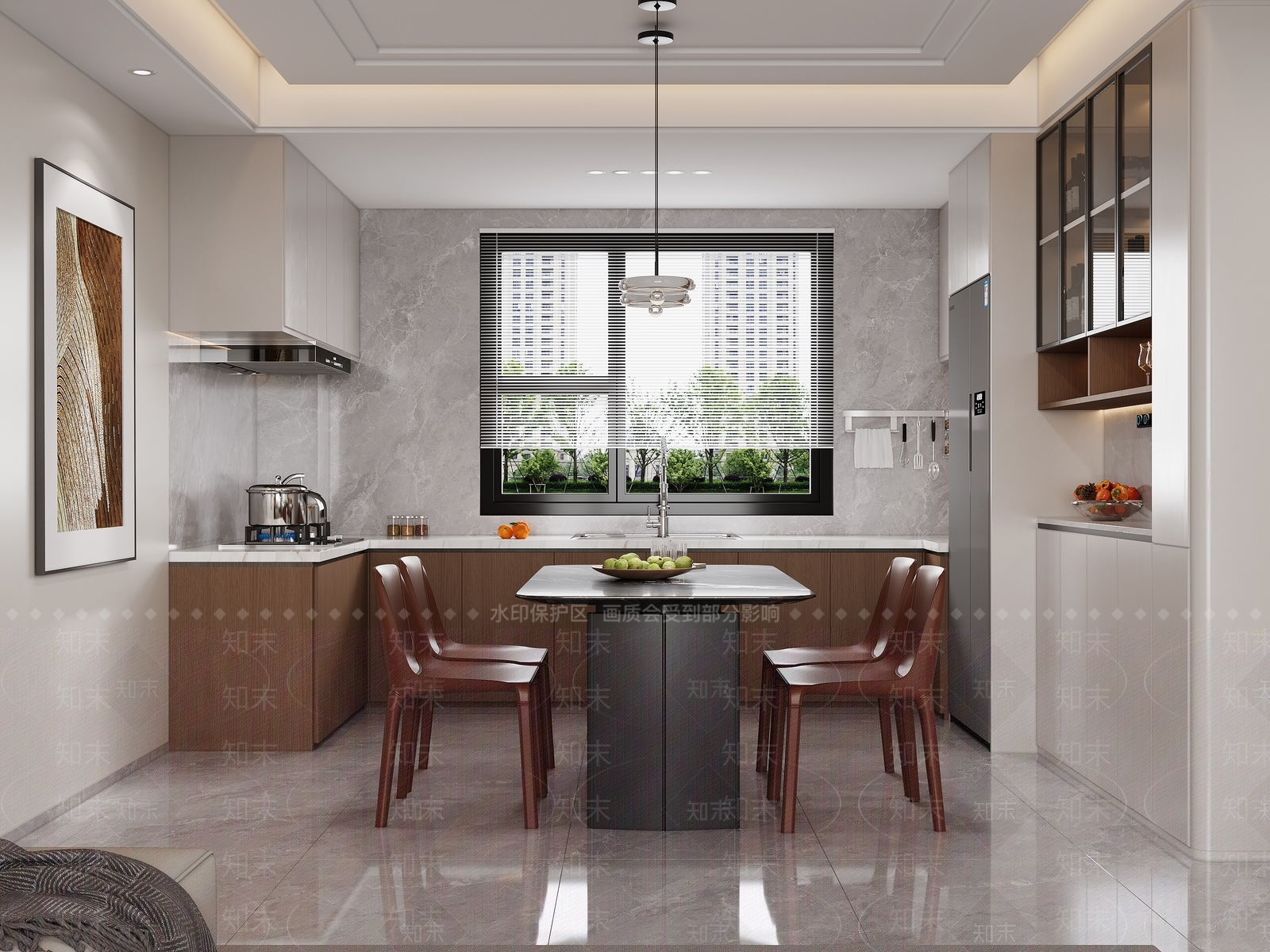 现代简约家居客厅3D模型下载【ID:1202751150】