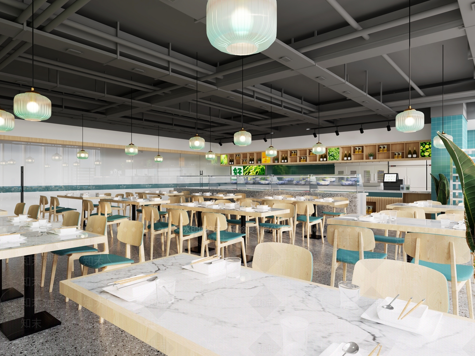 现代快餐店3D模型下载【ID:1202753260】