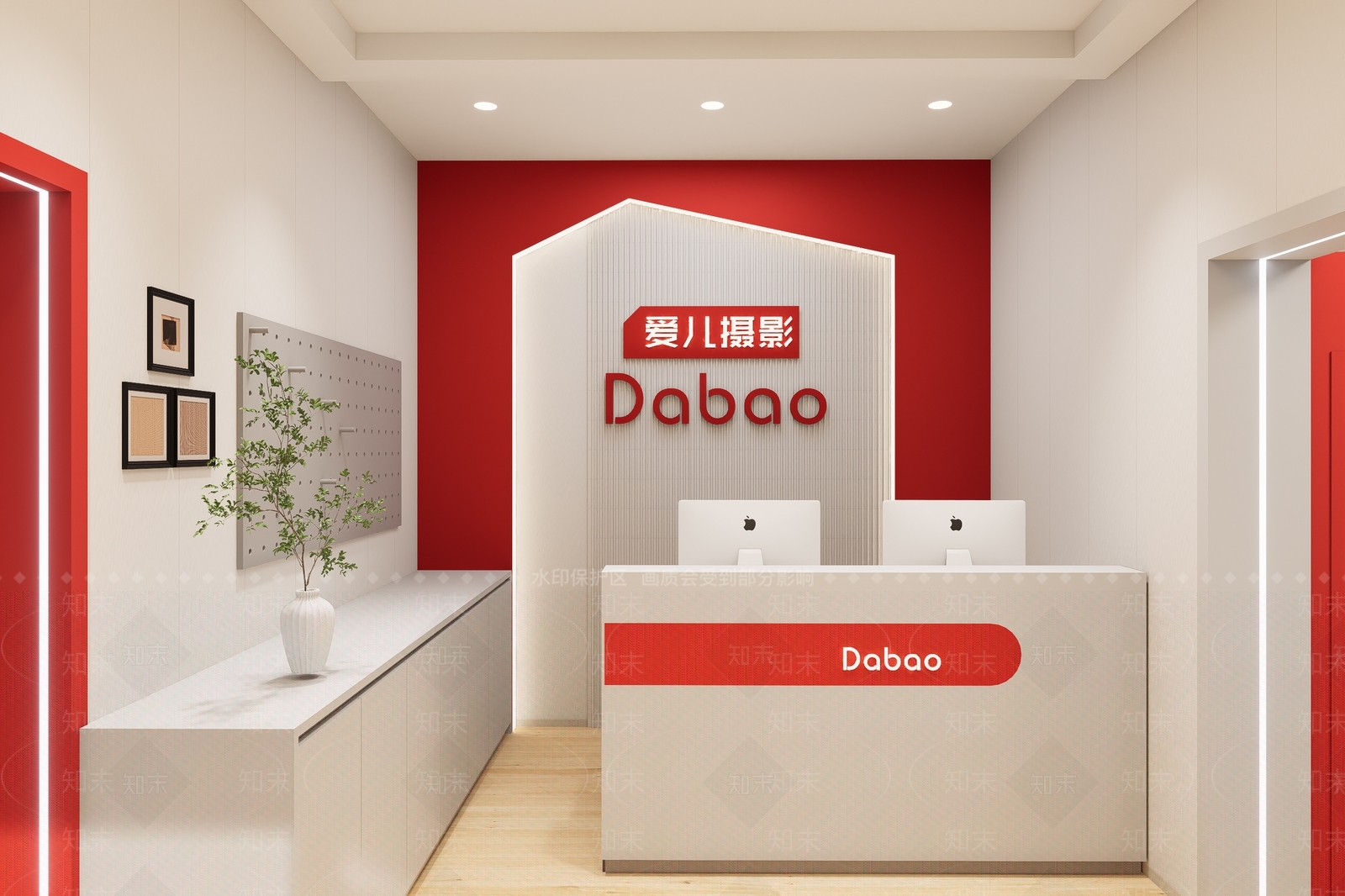 现代婚纱摄影店SU模型下载【ID:1202757062】