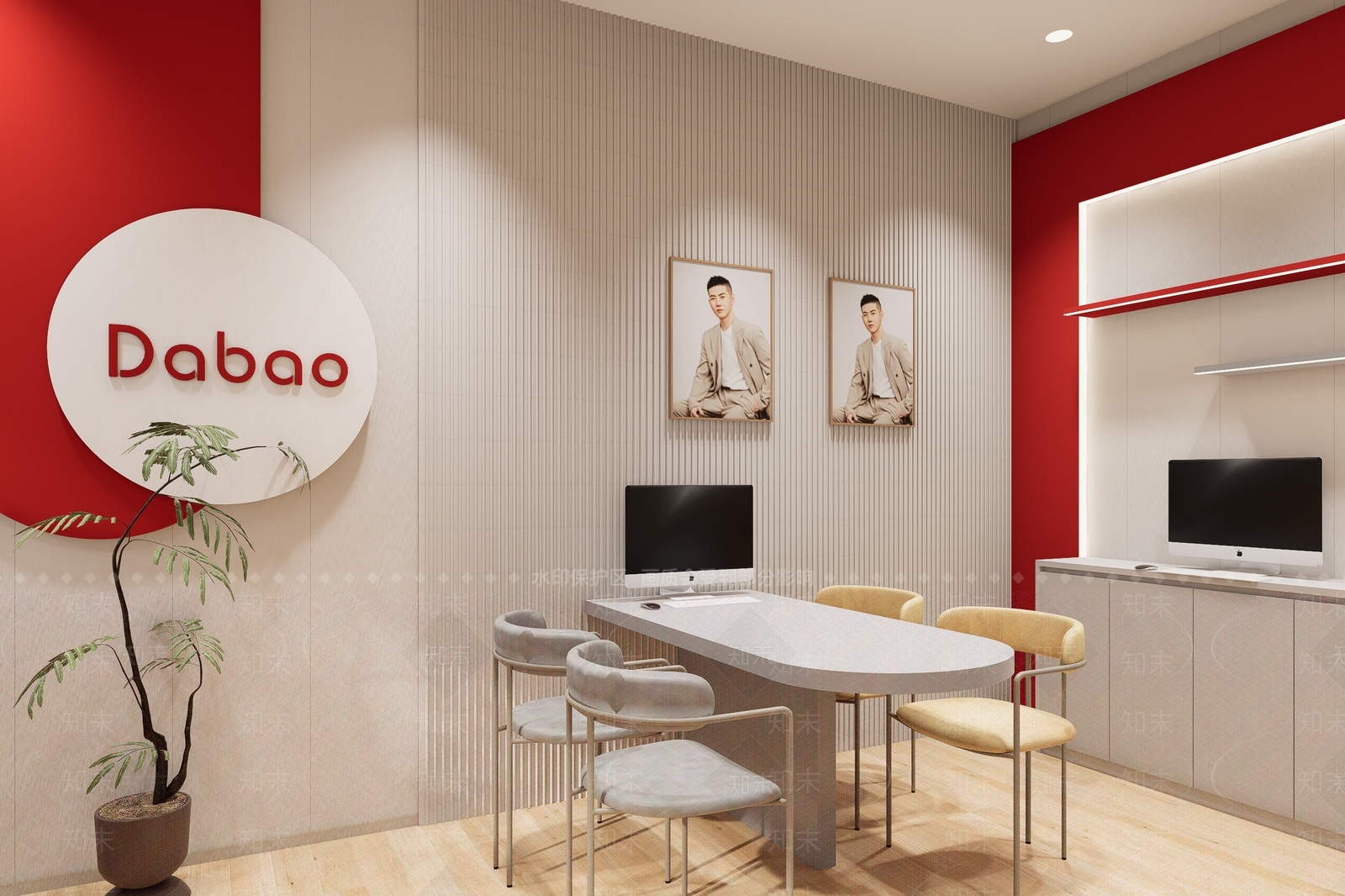 现代婚纱摄影店SU模型下载【ID:1202757062】