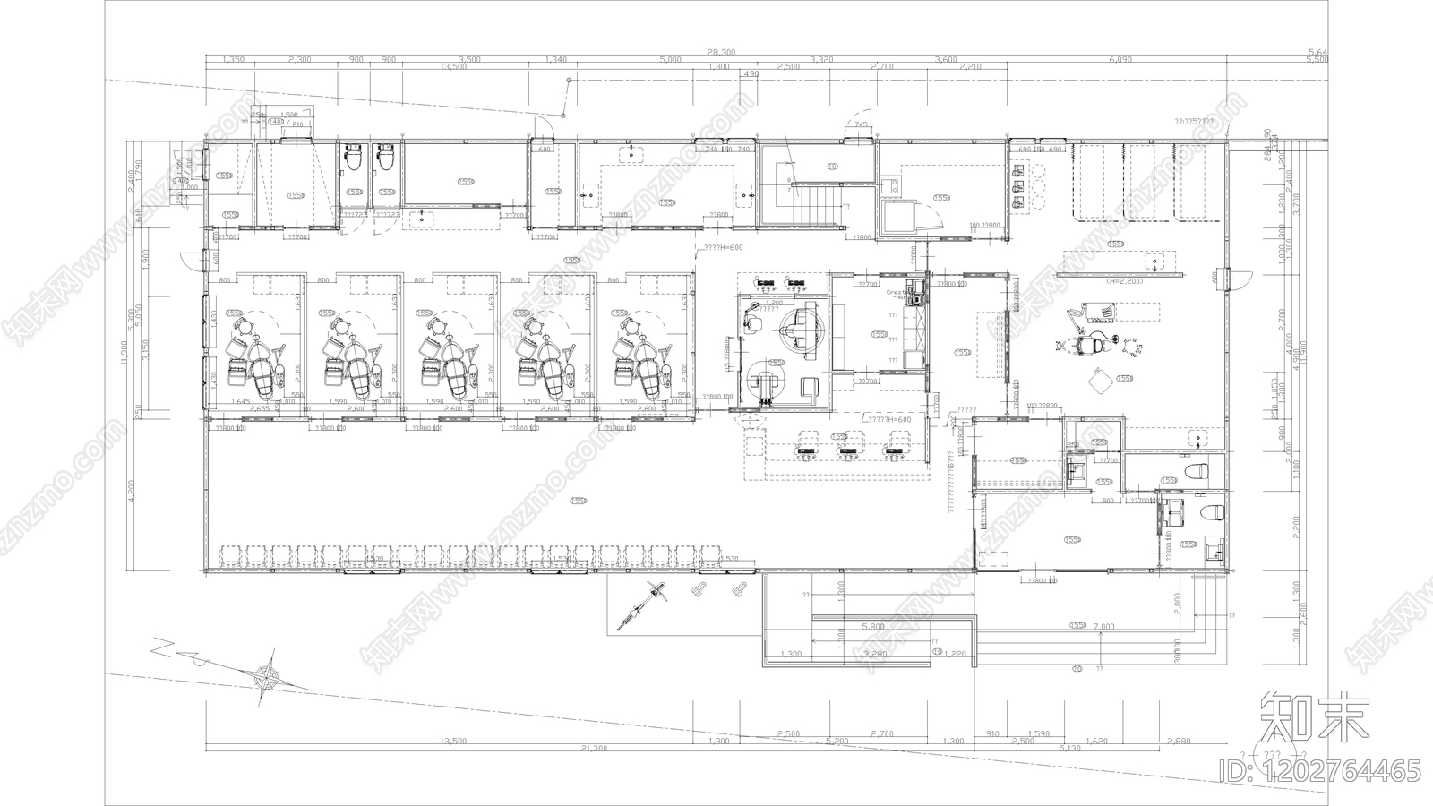 现代医院建筑施工图下载【ID:1202764465】