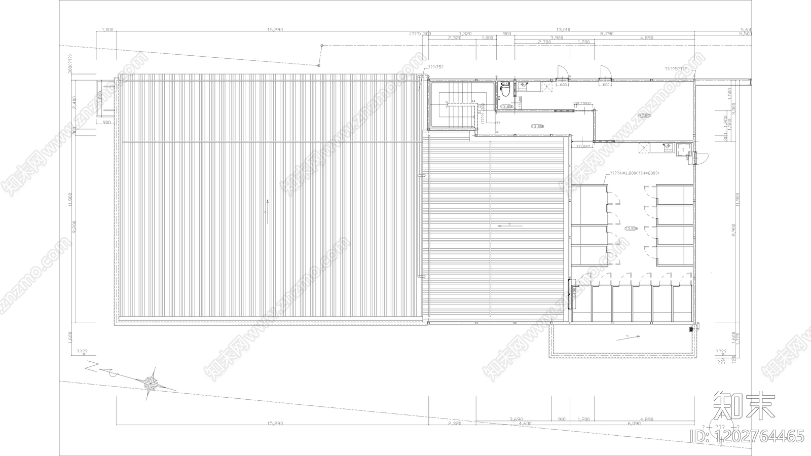 现代医院建筑cad施工图下载【ID:1202764465】