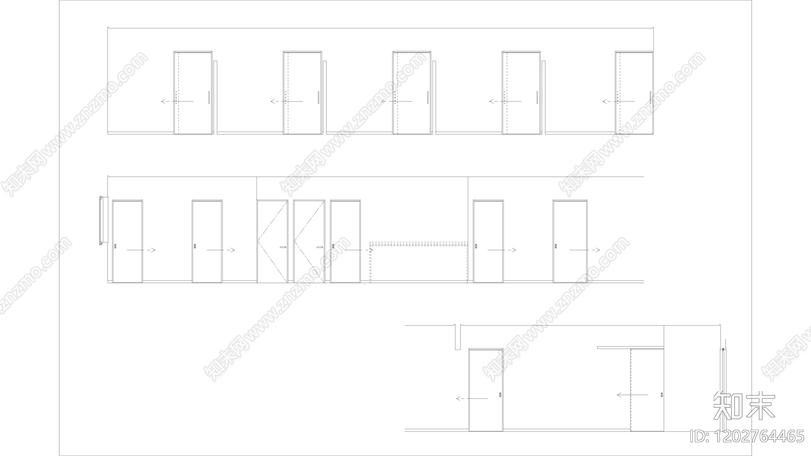 现代医院建筑cad施工图下载【ID:1202764465】