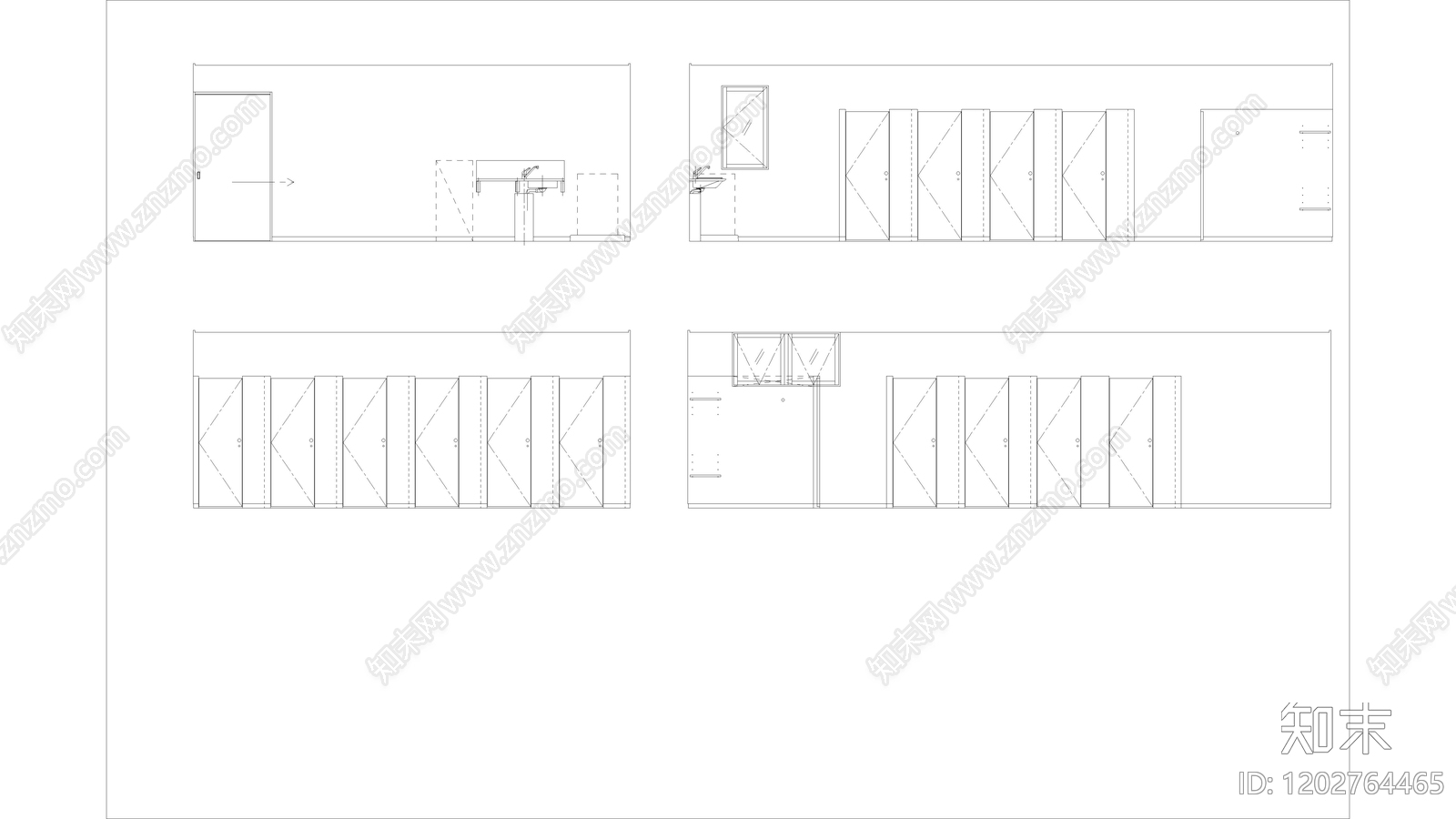 现代医院建筑cad施工图下载【ID:1202764465】