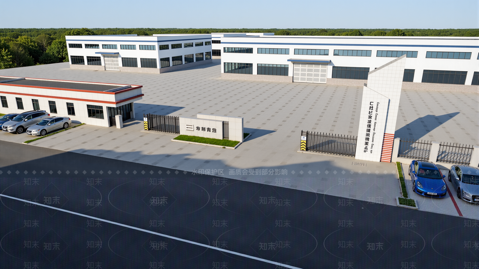 入口大门SU模型精品下载_SketchUp模型_知末网