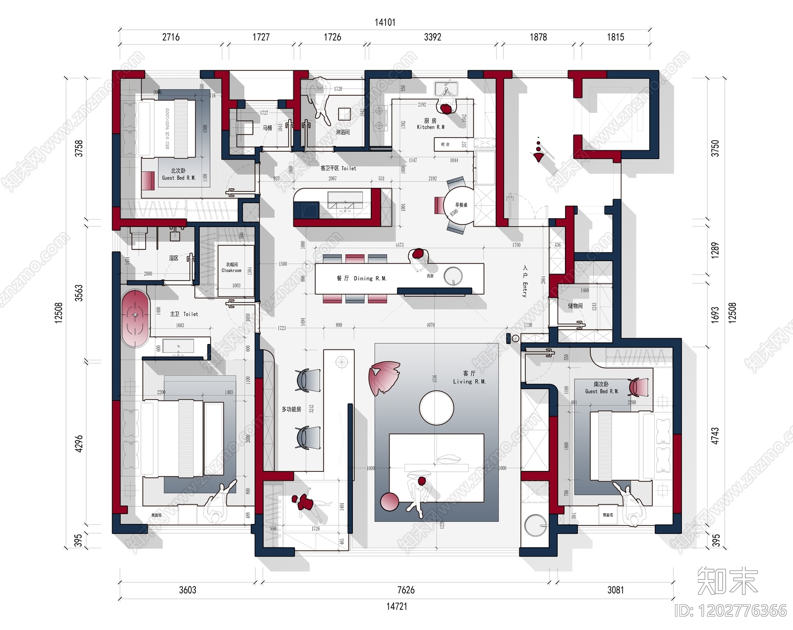 大平层施工图下载【ID:1202776366】