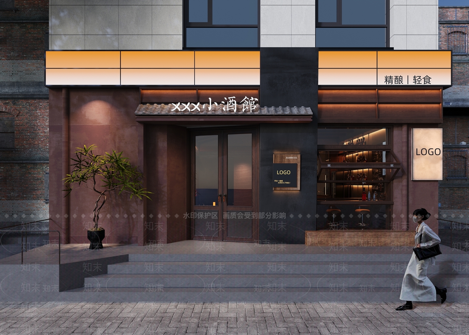 工业侘寂其他商业空间3D模型下载【ID:1202779187】