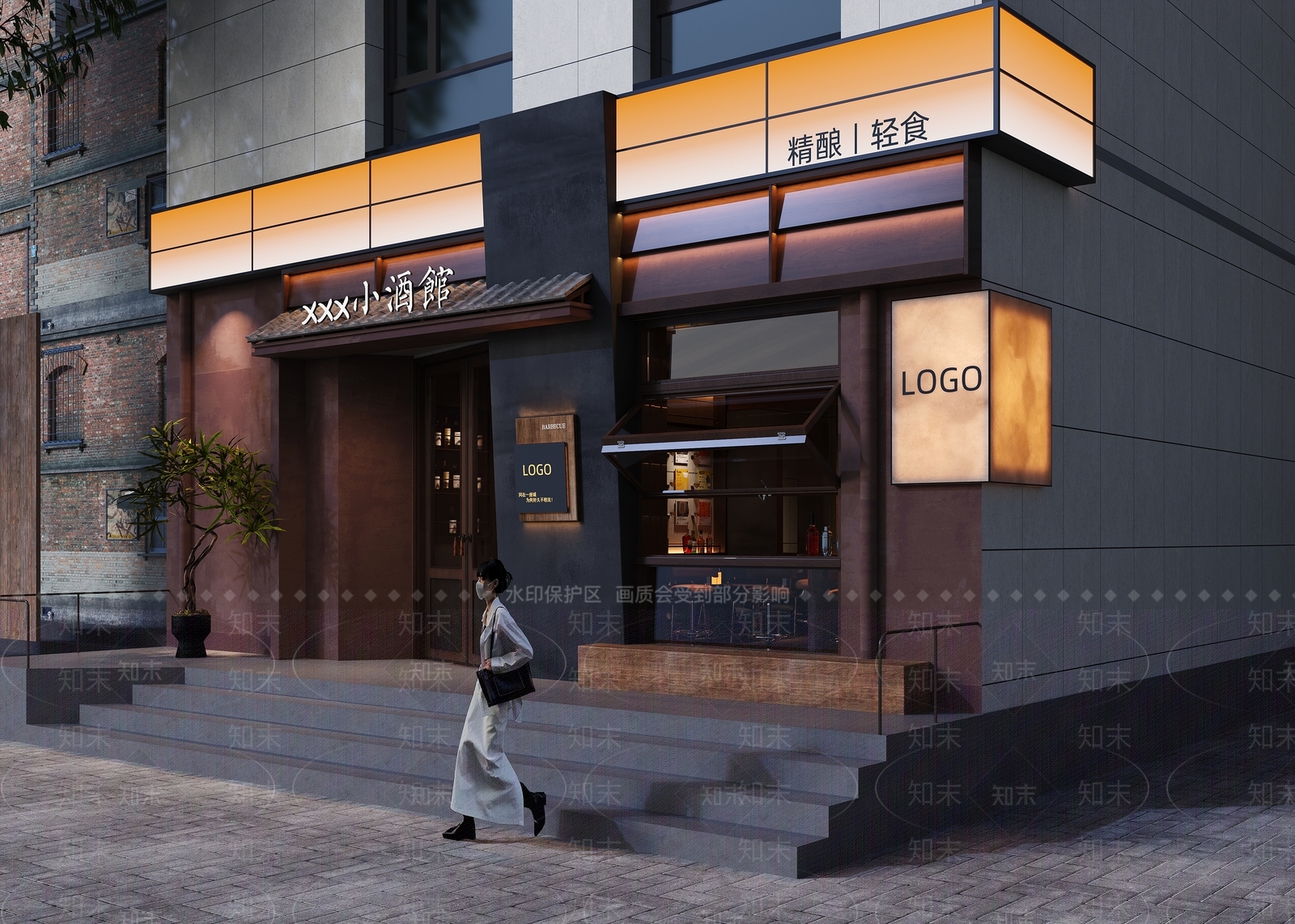 工业侘寂其他商业空间3D模型下载【ID:1202779187】