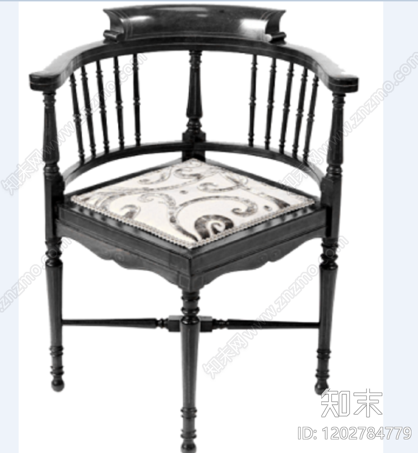 中式椅子施工图下载【ID:1202784779】