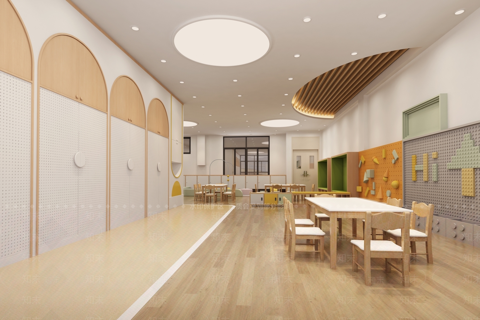 现代幼儿园3D模型下载【ID:1202791324】