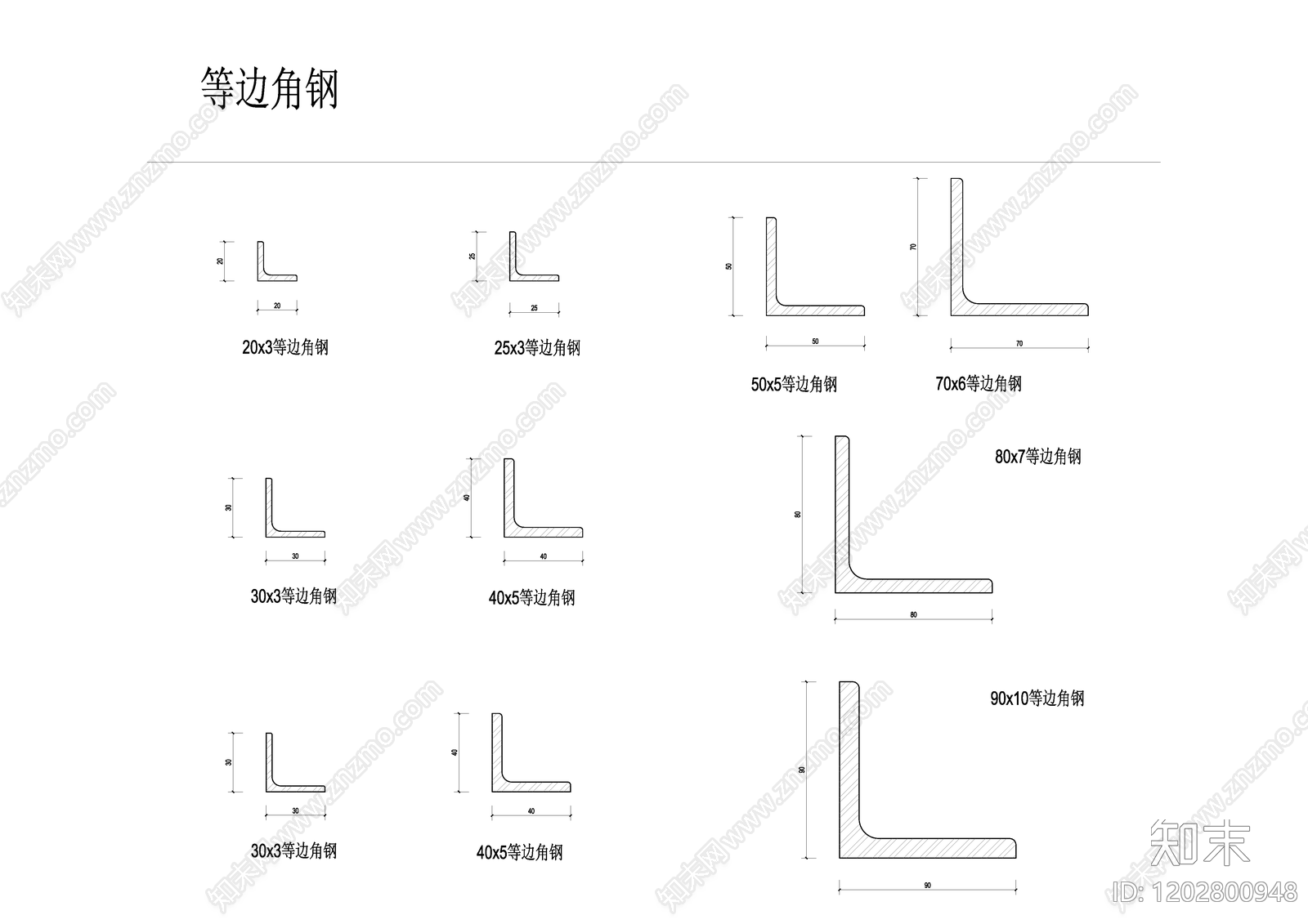 景观节点cad施工图下载【ID:1202800948】