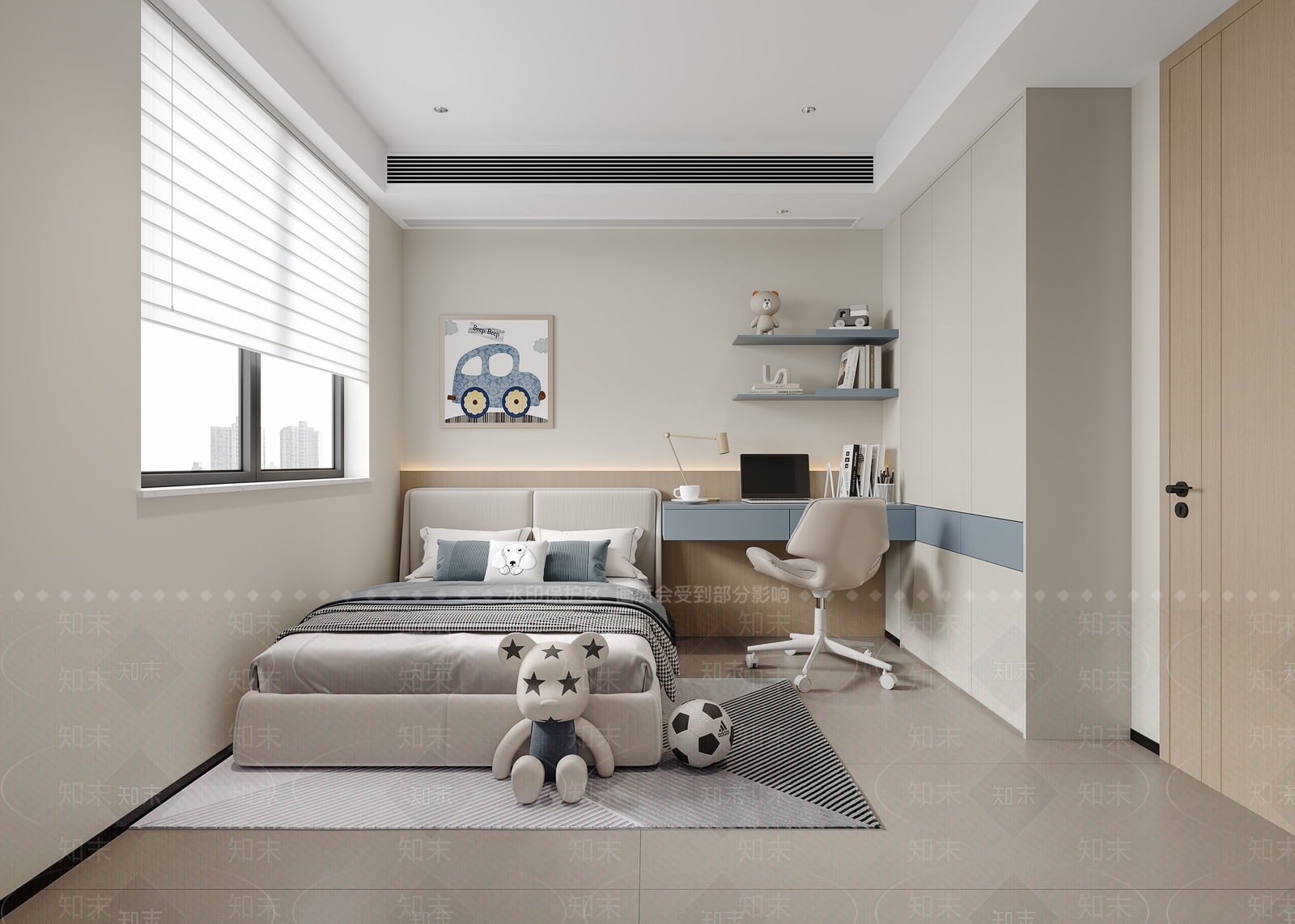 现代家居卧室3D模型下载【ID:1202801194】