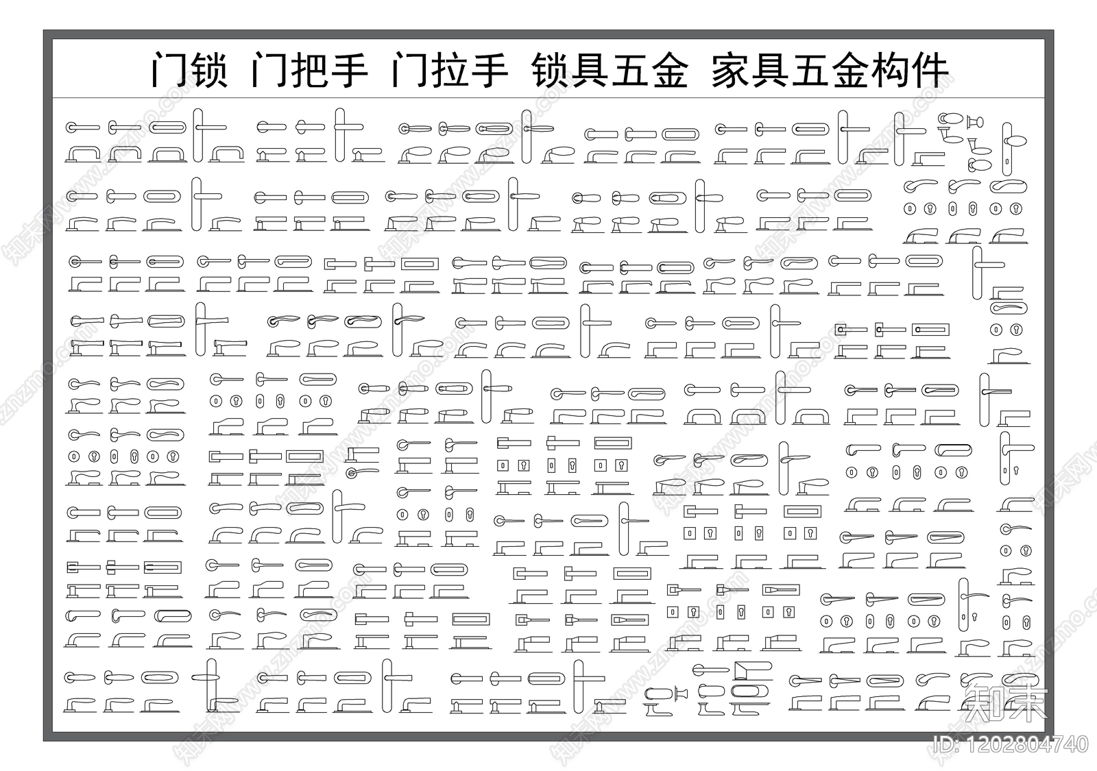 现代五金管件施工图下载【ID:1202804740】