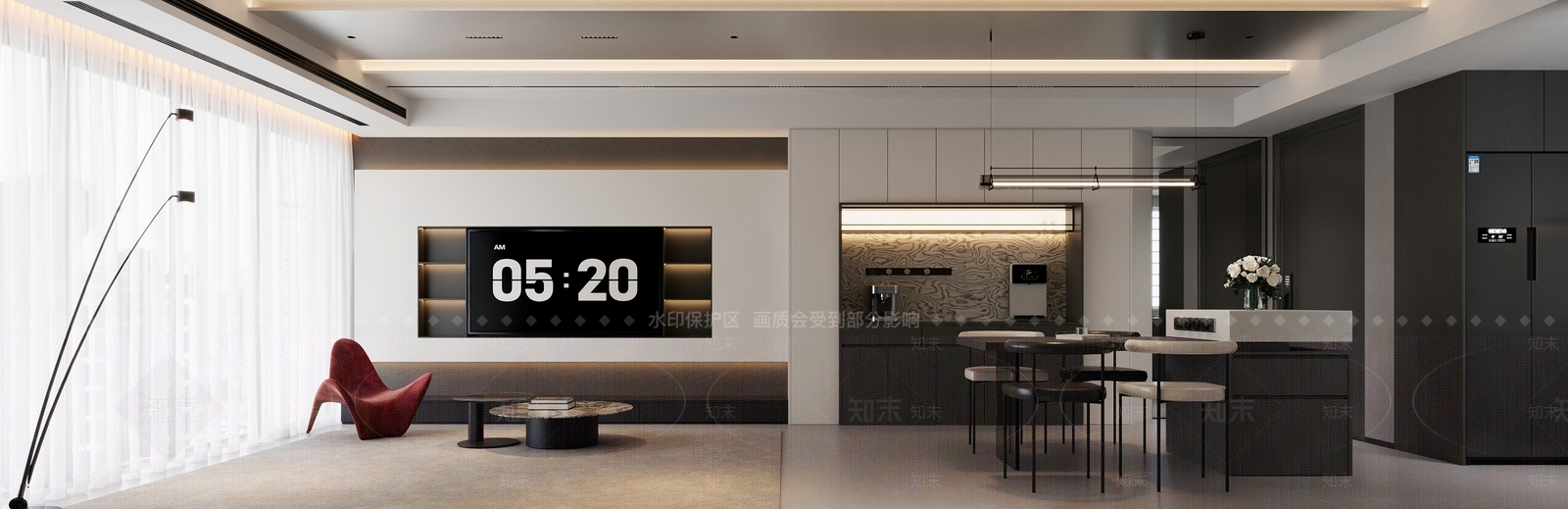 储物餐边柜岛台3D模型下载【ID:1227260152】