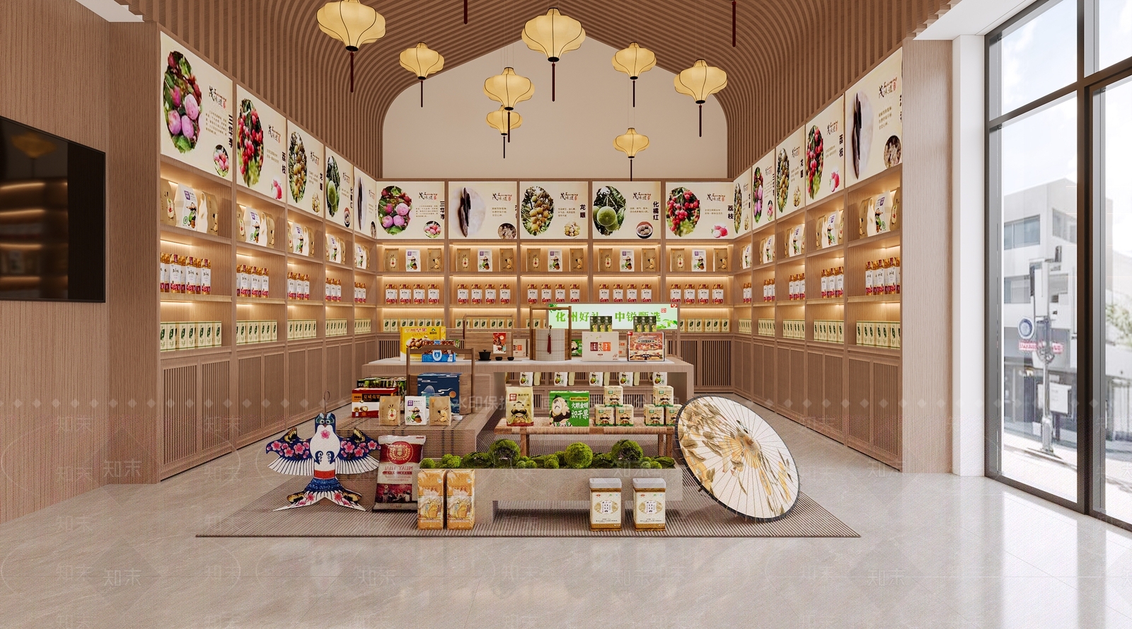 现代新中式玩具礼品店3D模型下载【ID:1202817124】