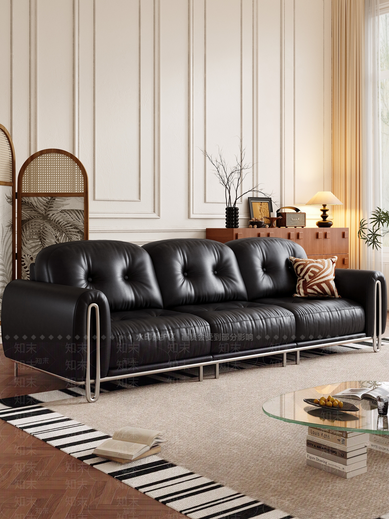 法式中古多人沙发3D模型下载【ID:1202819237】