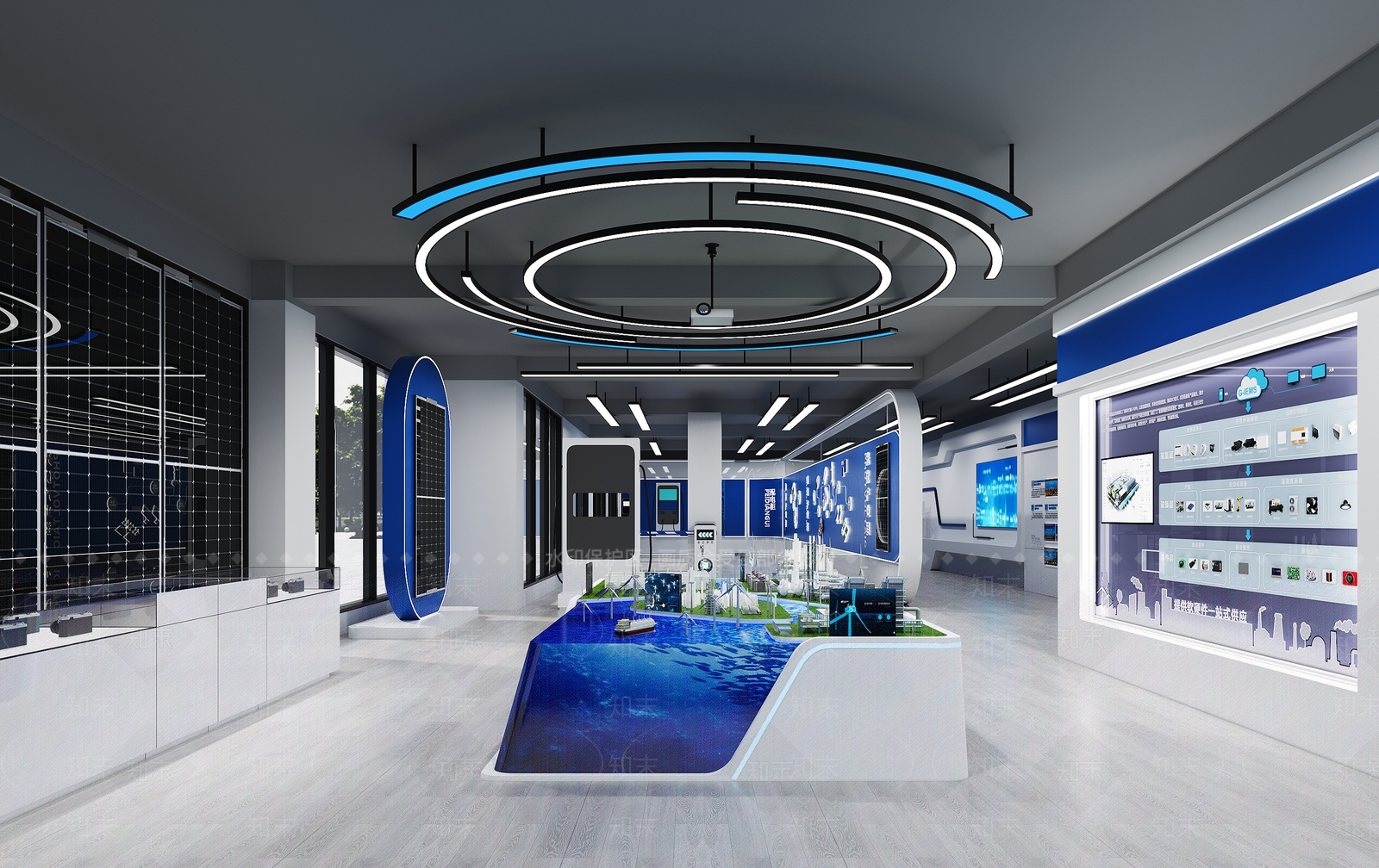 现代科技展厅3D模型下载【ID:1202828650】