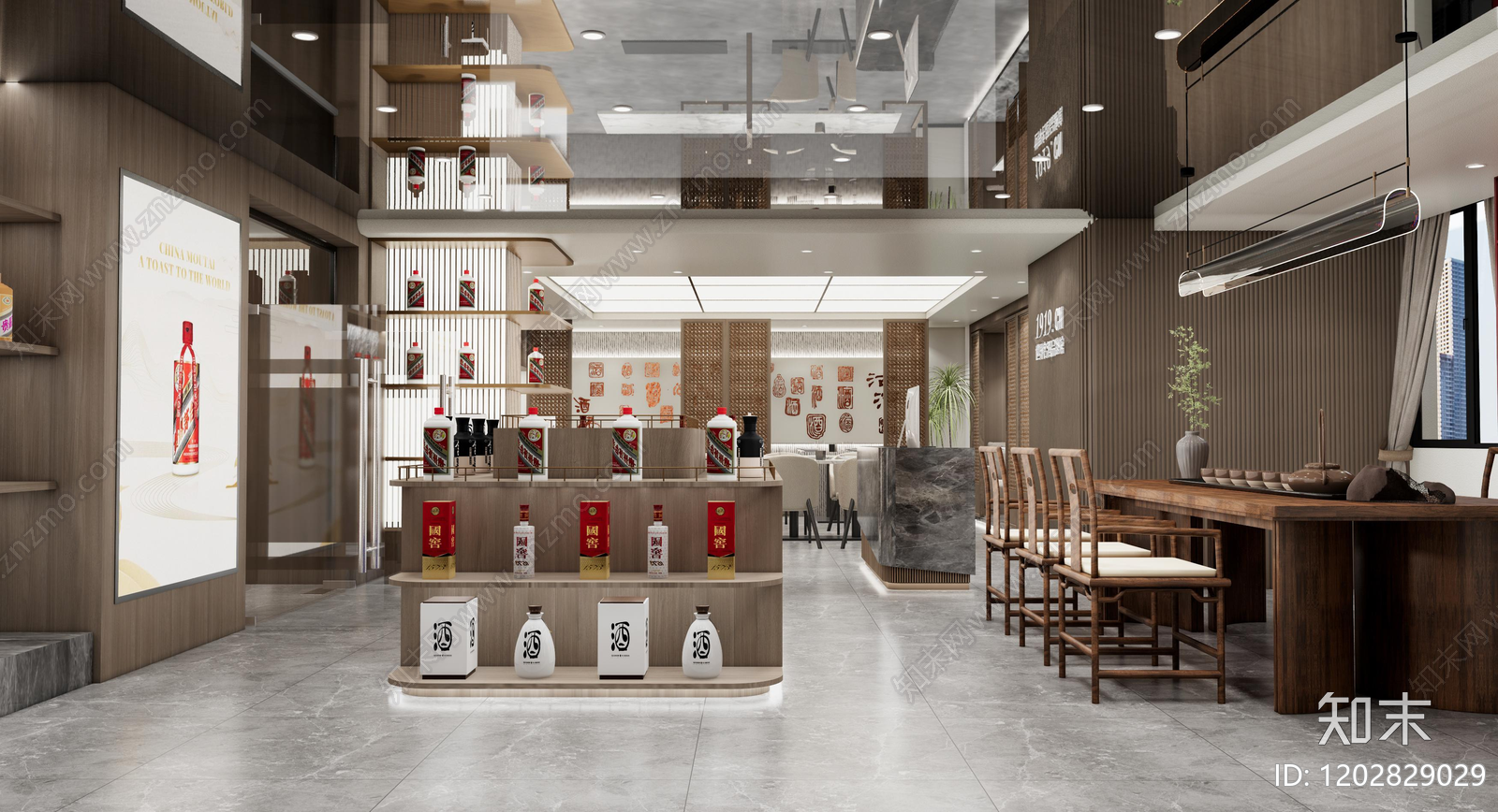 现代简约会所施工图下载【ID:1202829029】