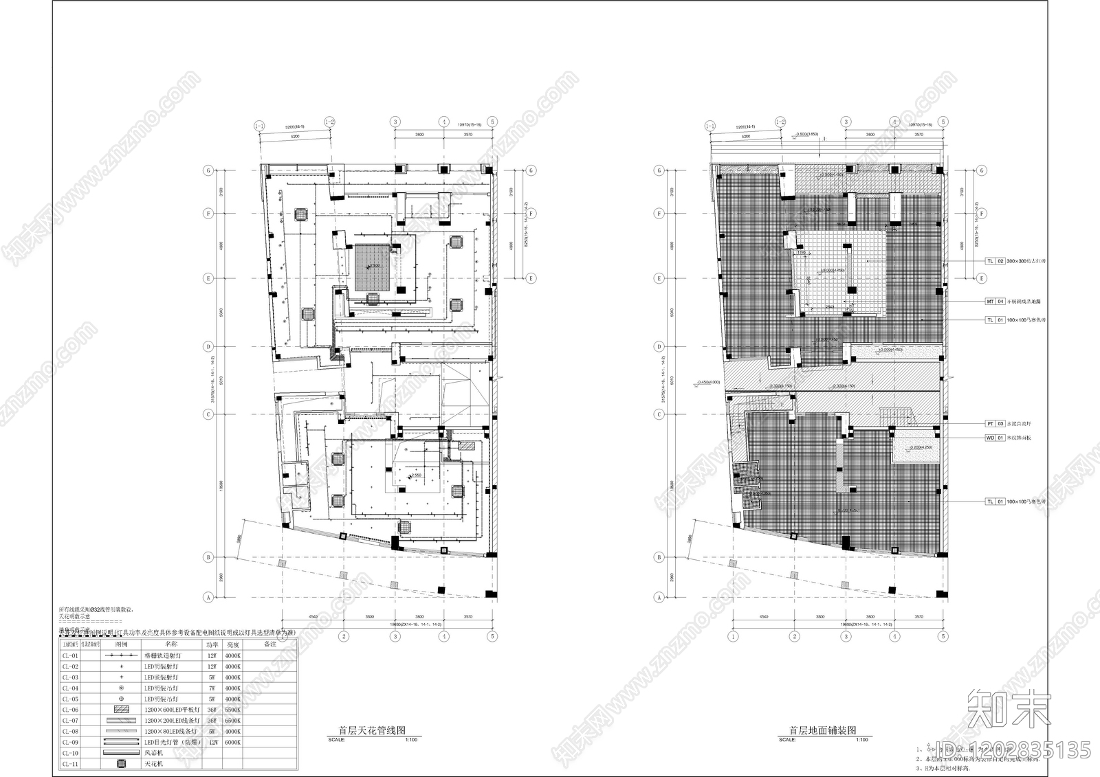 复古原木其他商业空间cad施工图下载【ID:1202835135】